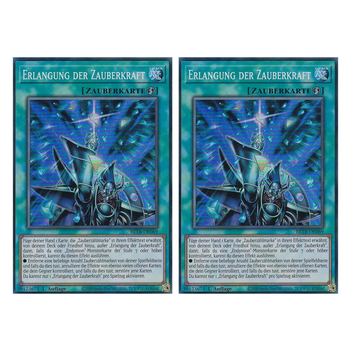 BETB-DE069 - Erlangung der Zauberkraft - Super Rare - Deutsch - 1. Auflage - Beyond the Brave - Duo Set (2 Stück) - Yu-Gi-Oh!