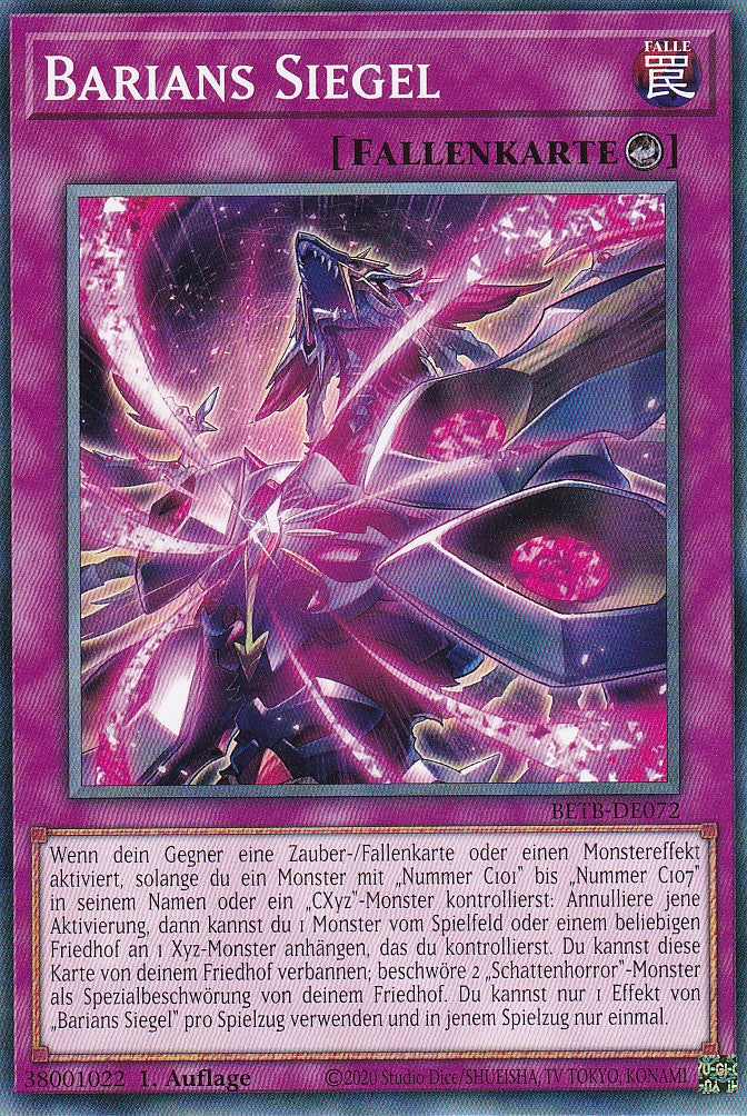 BETB-DE072 - Barians Siegel - Common - Deutsch - 1. Auflage - Beyond the Brave - Yu-Gi-Oh!
