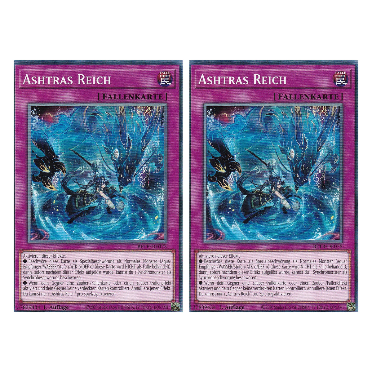 BETB-DE075 - Ashtras Reich - Common - Deutsch - 1. Auflage - Beyond the Brave - Duo Set (2 Stück) - Yu-Gi-Oh!