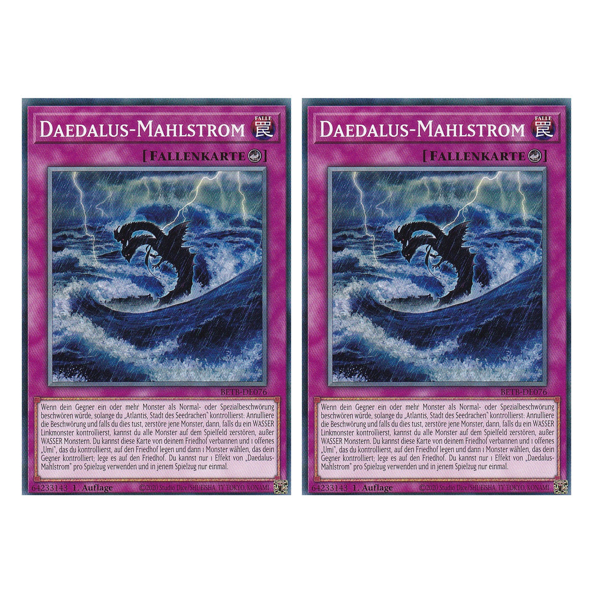 BETB-DE076 - Daedalus-Mahlstrom - Common - Deutsch - 1. Auflage - Beyond the Brave - Duo Set (2 Stück) - Yu-Gi-Oh!