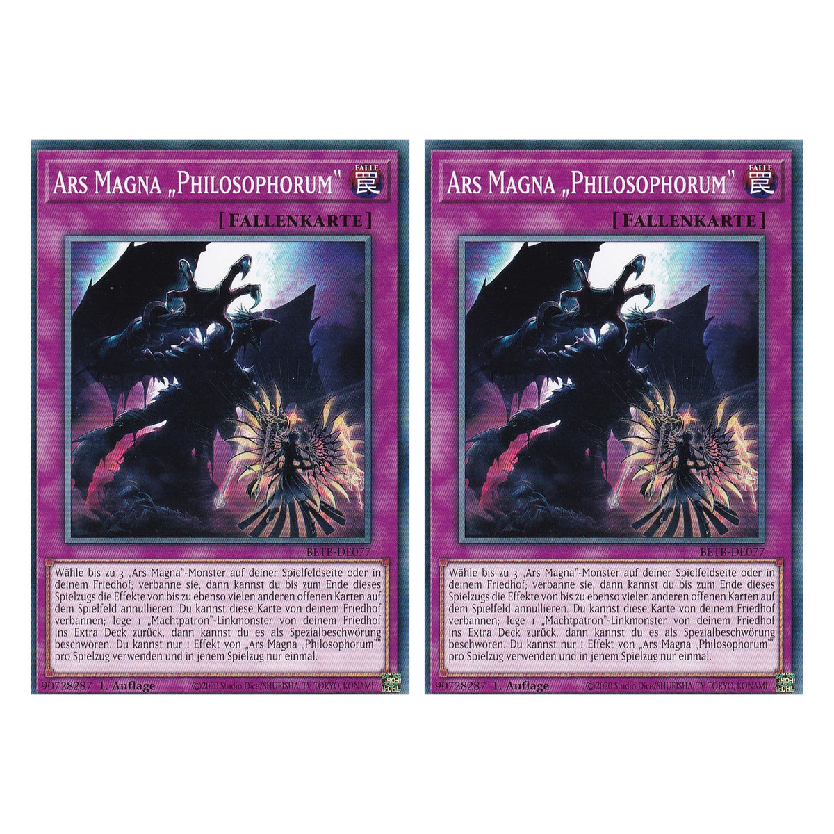 BETB-DE077 - Ars Magna „Philosophorum“ - Common - Deutsch - 1. Auflage - Beyond the Brave - Duo Set (2 Stück) - Yu-Gi-Oh!