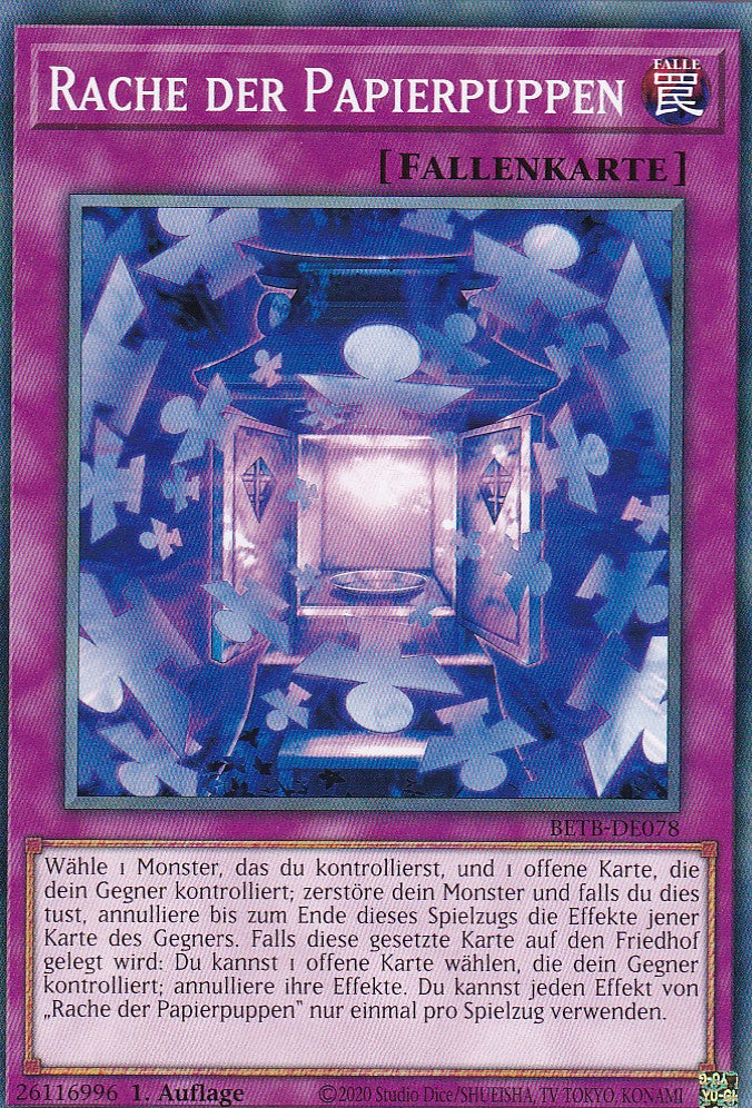 BETB-DE078 - Rache der Papierpuppen - Common - Deutsch - 1. Auflage - Beyond the Brave - Yu-Gi-Oh!