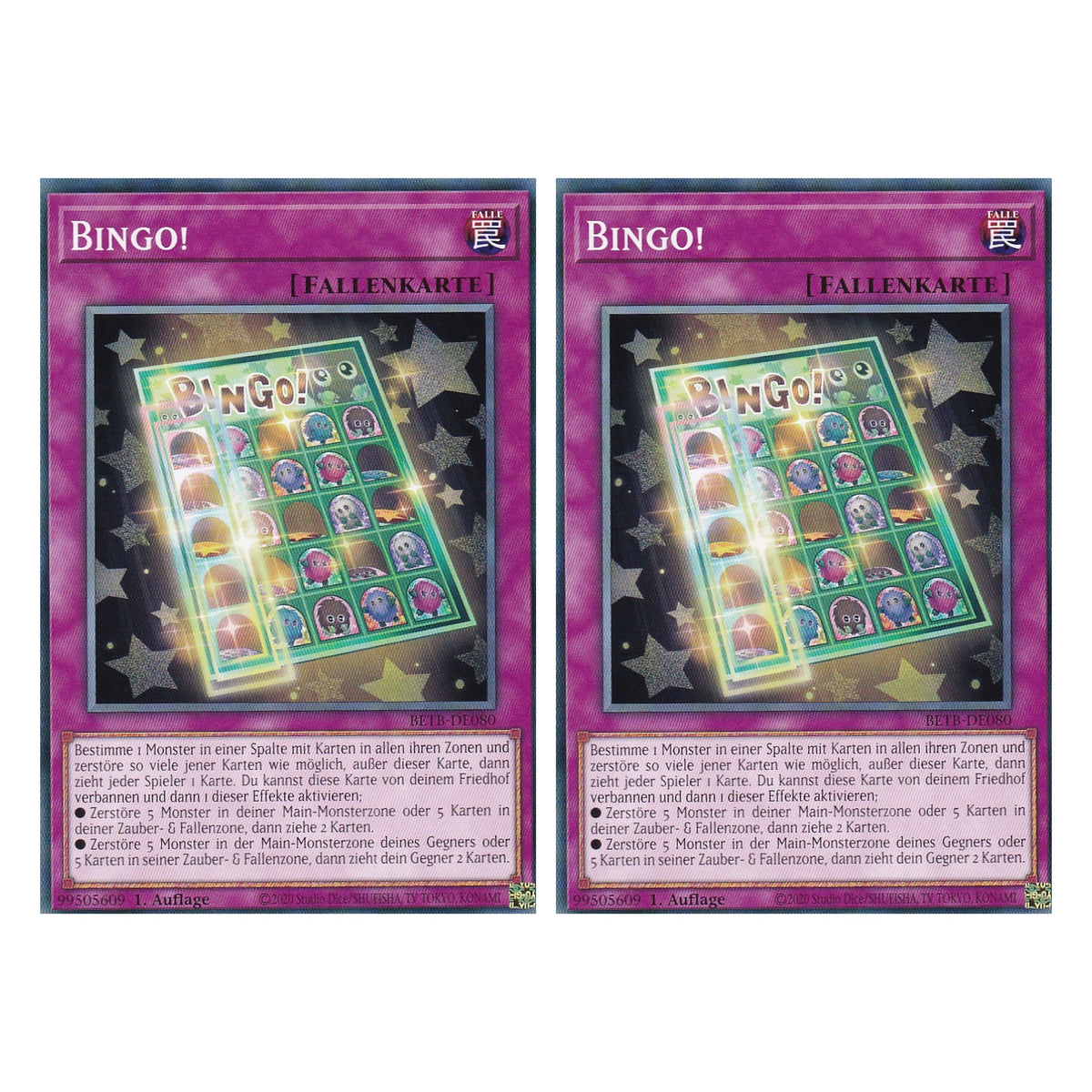 BETB-DE080 - Bingo! - Common - Deutsch - 1. Auflage - Beyond the Brave - Duo Set (2 Stück) - Yu-Gi-Oh!