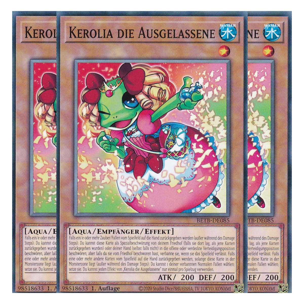 BETB-DE085 - Kerolia die Ausgelassene - Common - Deutsch - 1. Auflage - Beyond the Brave - Playset (3 Kopien) - Yu-Gi-Oh!