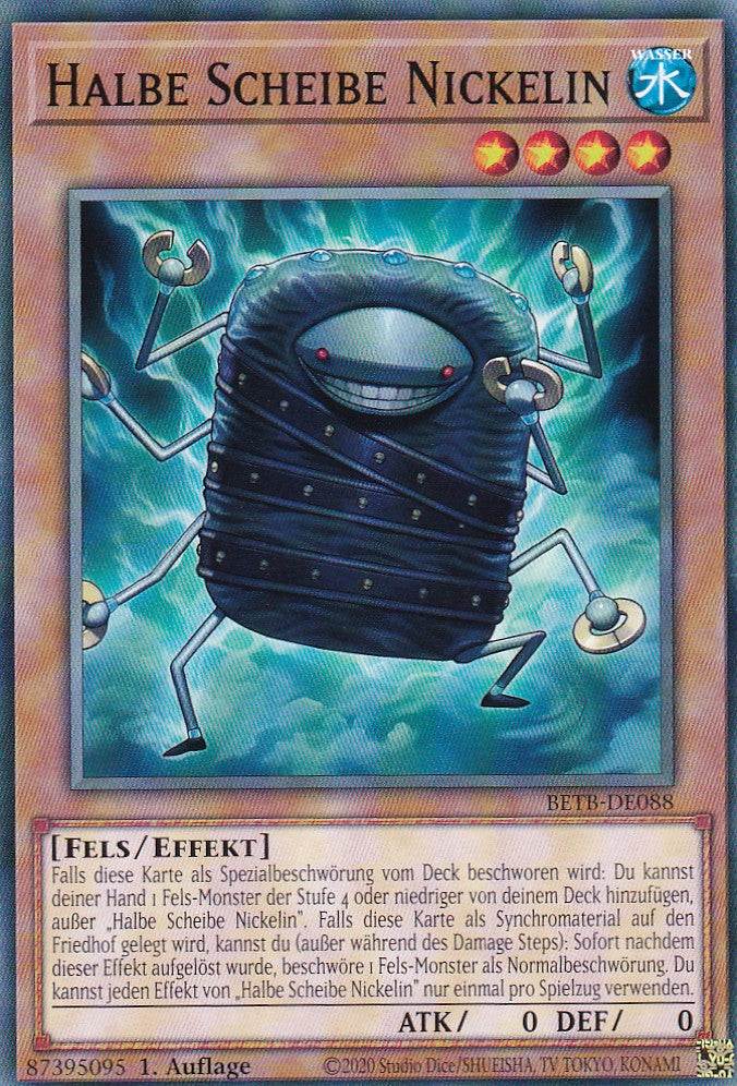 BETB-DE088 - Halbe Scheibe Nickelin - Common - Deutsch - 1. Auflage - Beyond the Brave - Yu-Gi-Oh!