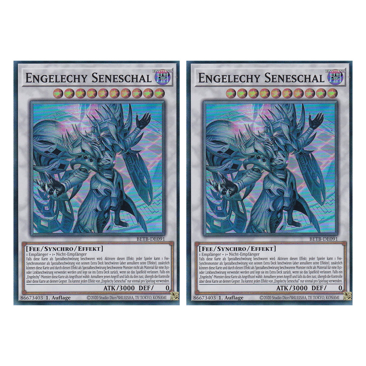 BETB-DE091 - Engelechy Seneschal - Super Rare - Deutsch - 1. Auflage - Beyond the Brave - Duo Set (2 Stück) - Yu-Gi-Oh!