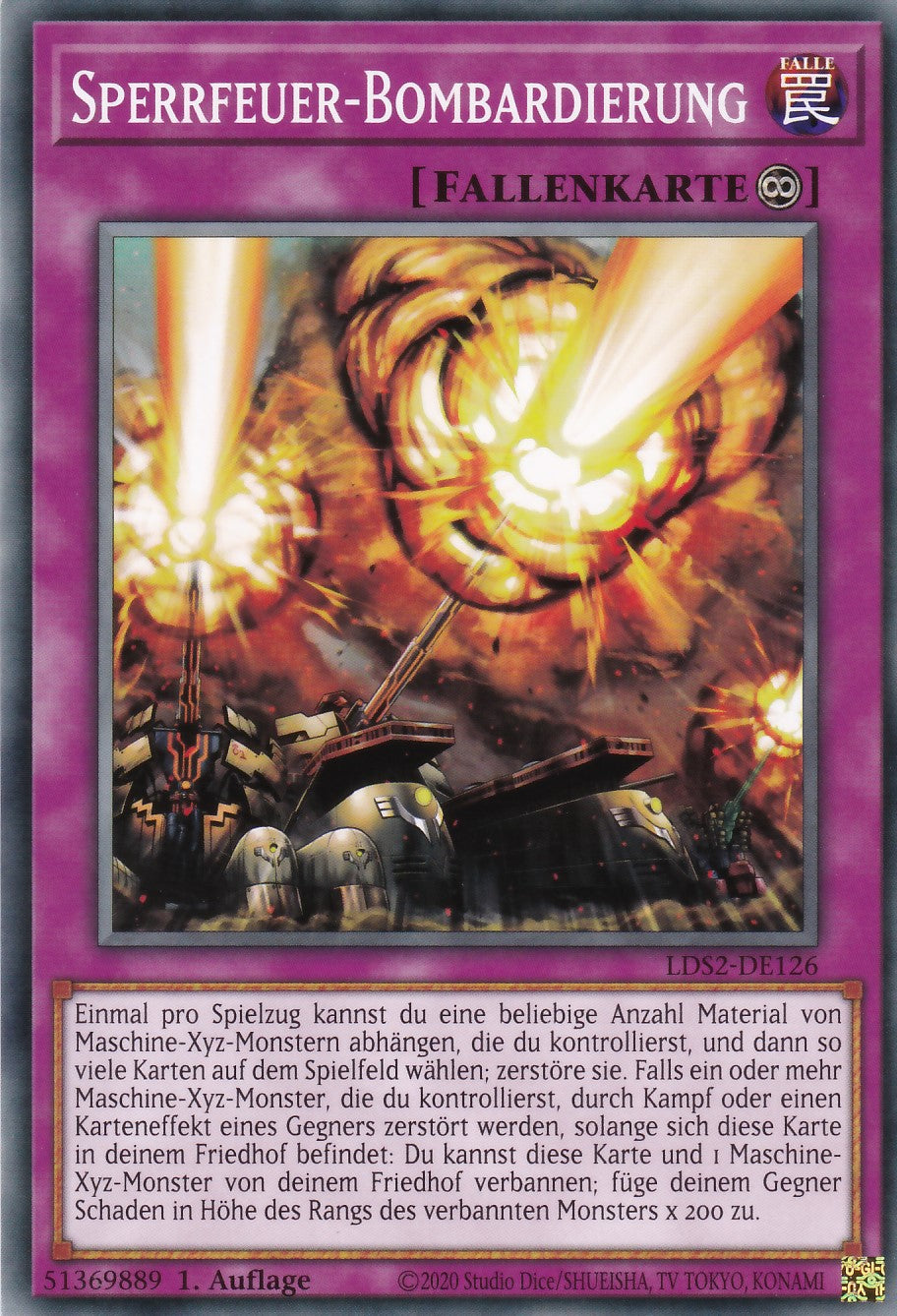 Sperrfeuer-Bombardierung - LDS2-DE126 - Common - Deutsch - 1. Auflage - Legendary Duelists: Season 2
