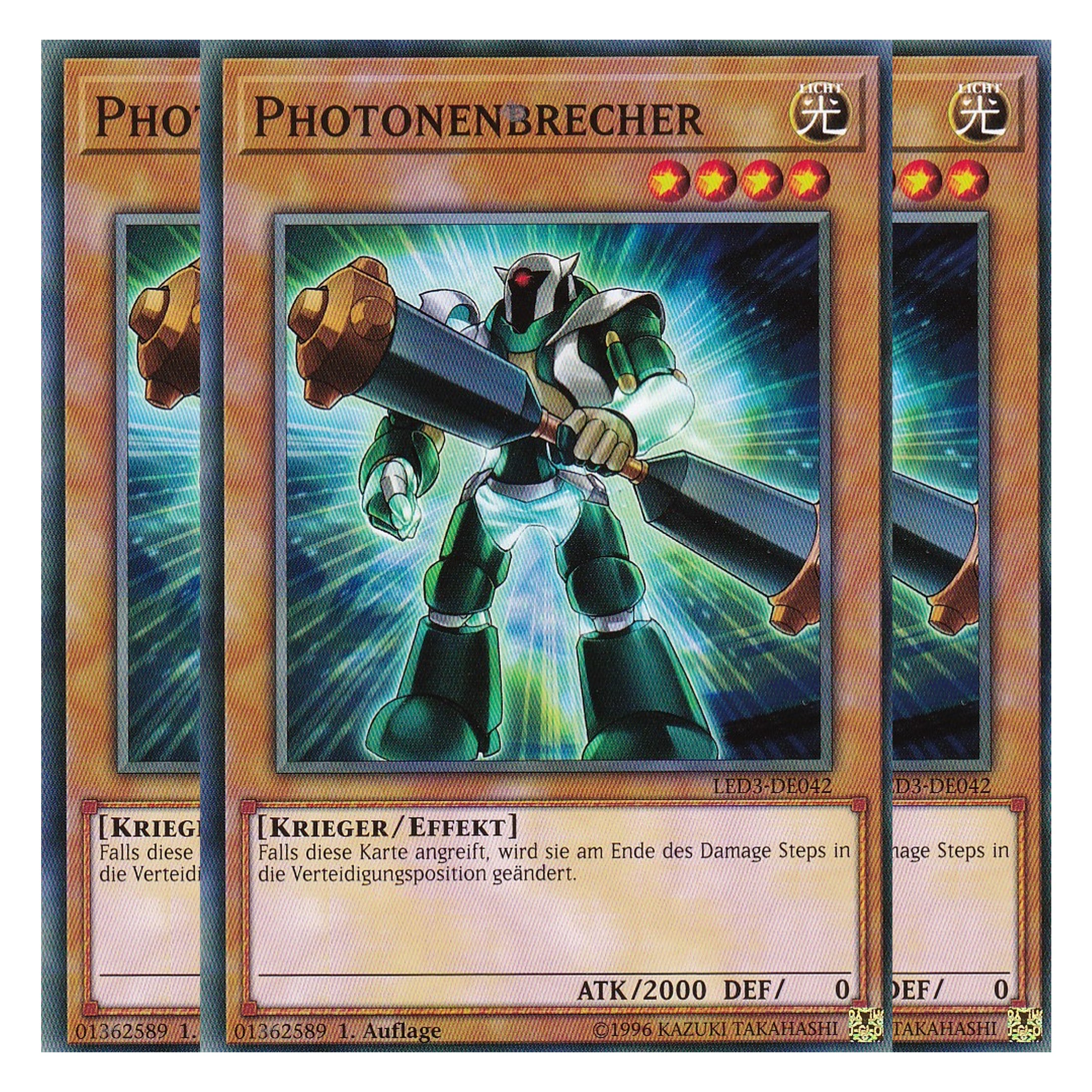 Photonenbrecher - LED3-DE042 - Common - Deutsch - 1. Auflage - Legendary Duelists: White Dragon Abyss - Playset (3 Kopien)