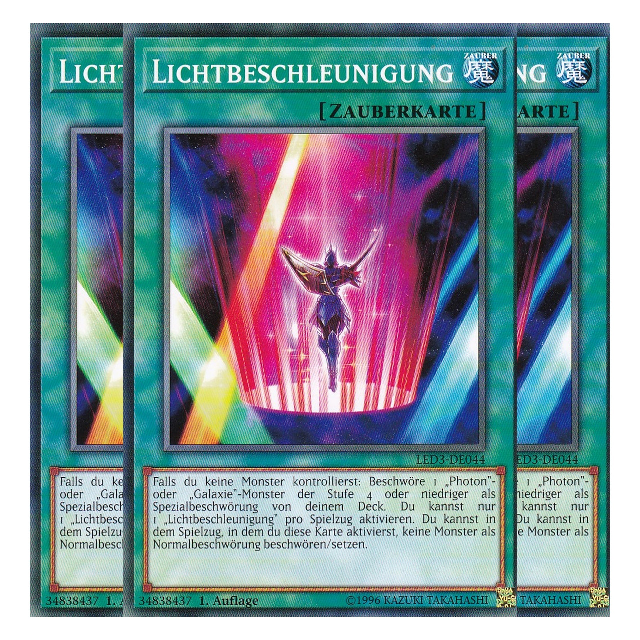 Lichtbeschleunigung - LED3-DE044 - Common - Deutsch - 1. Auflage - Legendary Duelists: White Dragon Abyss - Playset (3 Kopien)