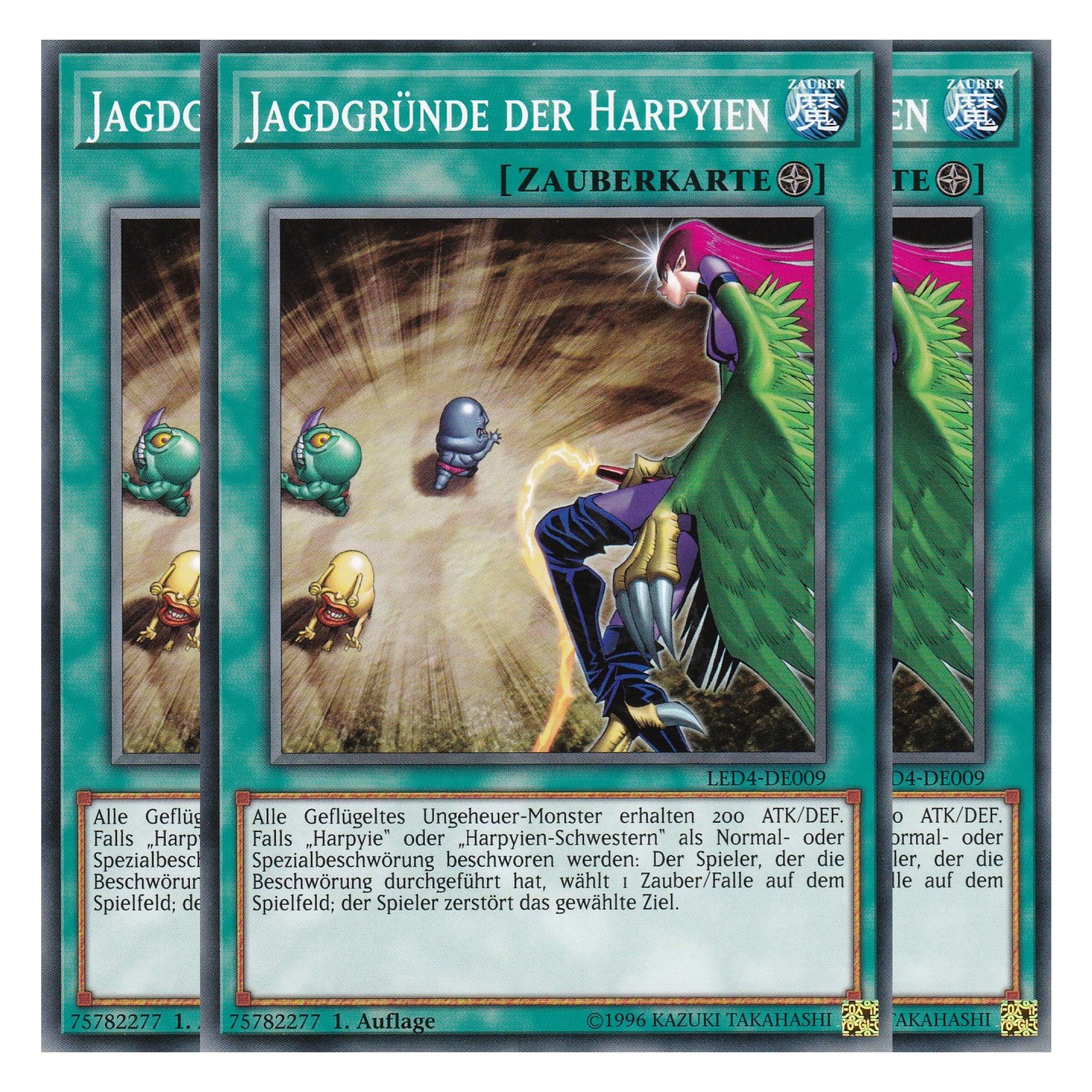 Jagdgründe der Harpyien - LED4-DE009 - Common - Deutsch - 1. Auflage - Legendary Duelists: Sisters of the Rose - Playset (3 Kopien)