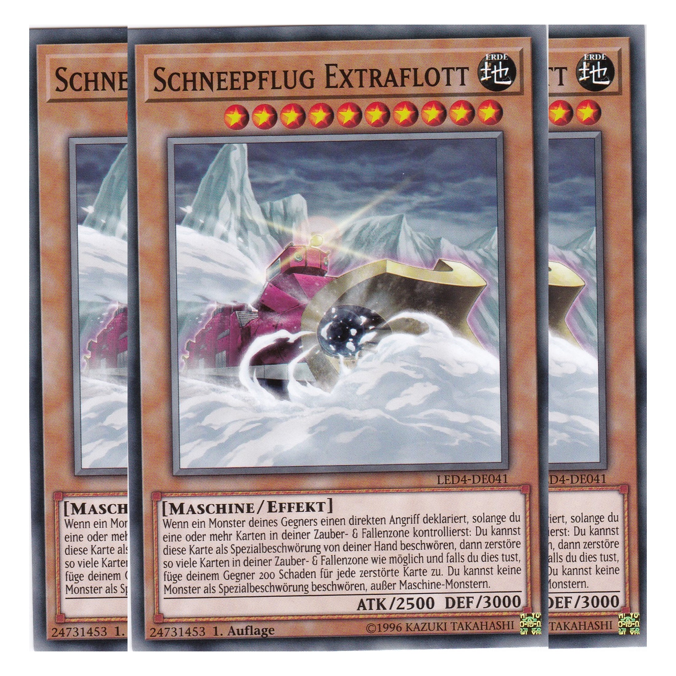 Schneepflug Extraflott - LED4-DE041 - Common - Deutsch - 1. Auflage - Legendary Duelists: Sisters of the Rose - Playset (3 Kopien)