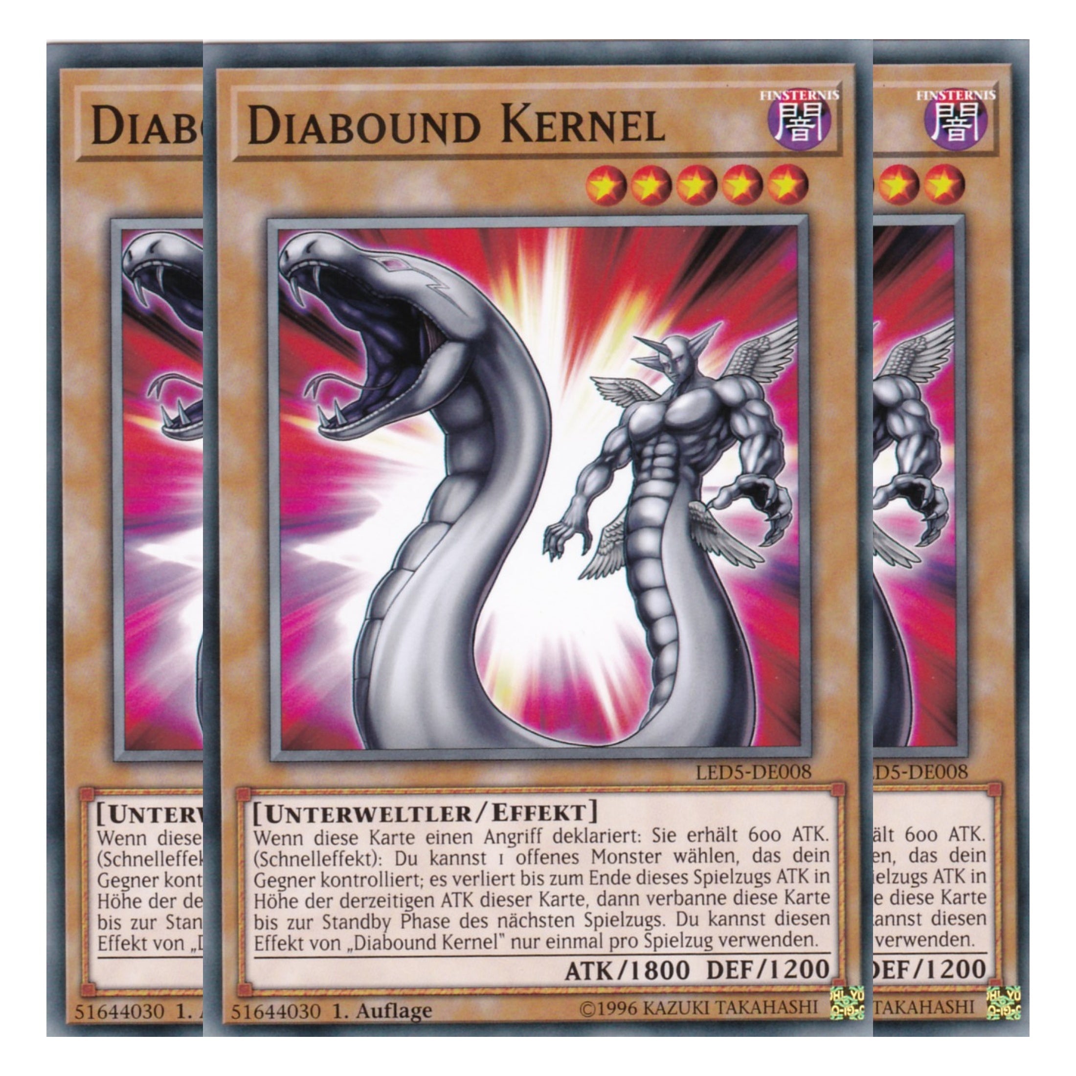 Diabound Kernel - LED5-DE008 - Common - Deutsch - 1. Auflage - Legendary Duelists: Immortal Destiny - Playset (3 Kopien)