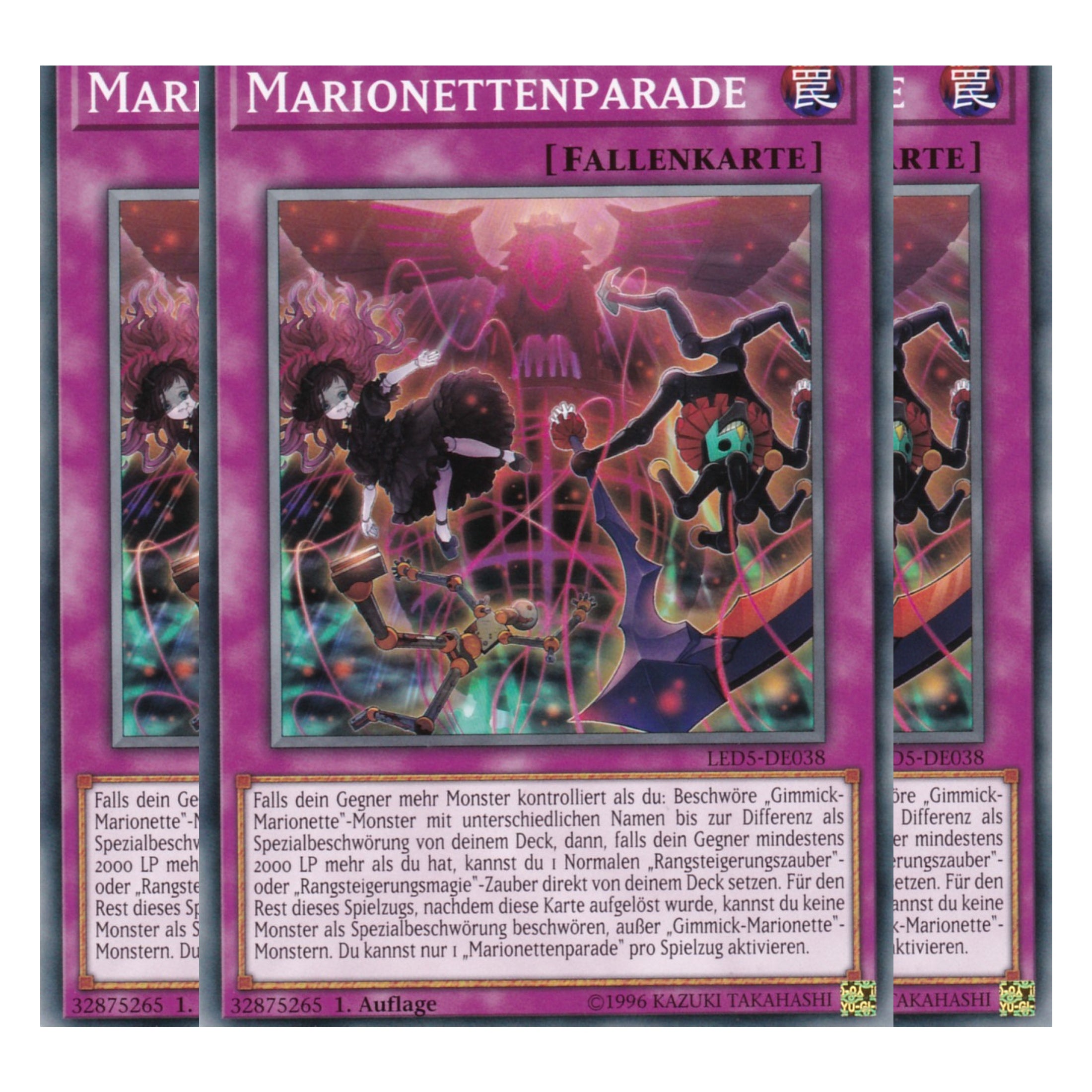 Marionettenparade - LED5-DE038 - Common - Deutsch - 1. Auflage - Legendary Duelists: Immortal Destiny - Playset (3 Kopien)
