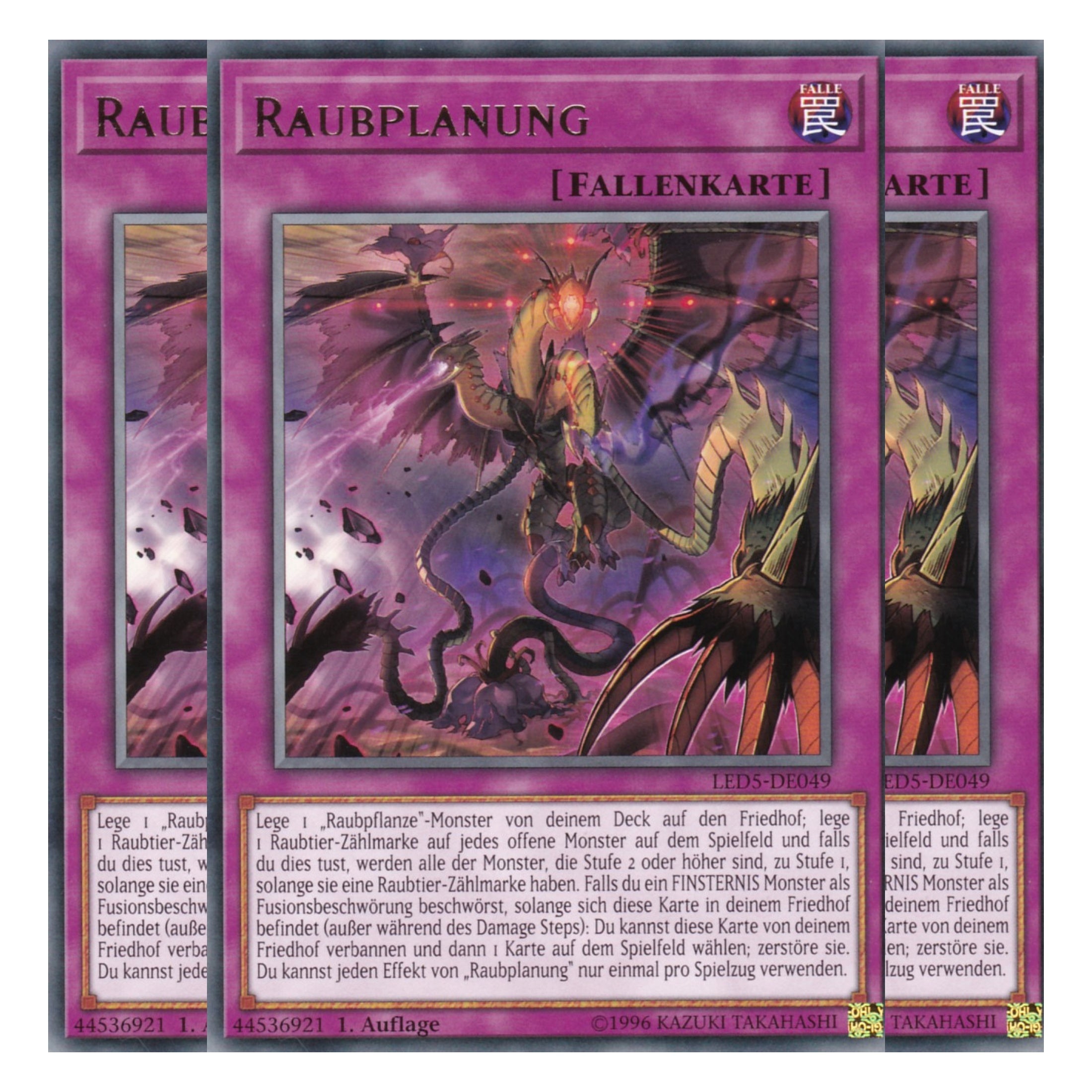 Raubplanung - LED5-DE049 - Rare - Deutsch - 1. Auflage - Legendary Duelists: Immortal Destiny - Playset (3 Kopien)