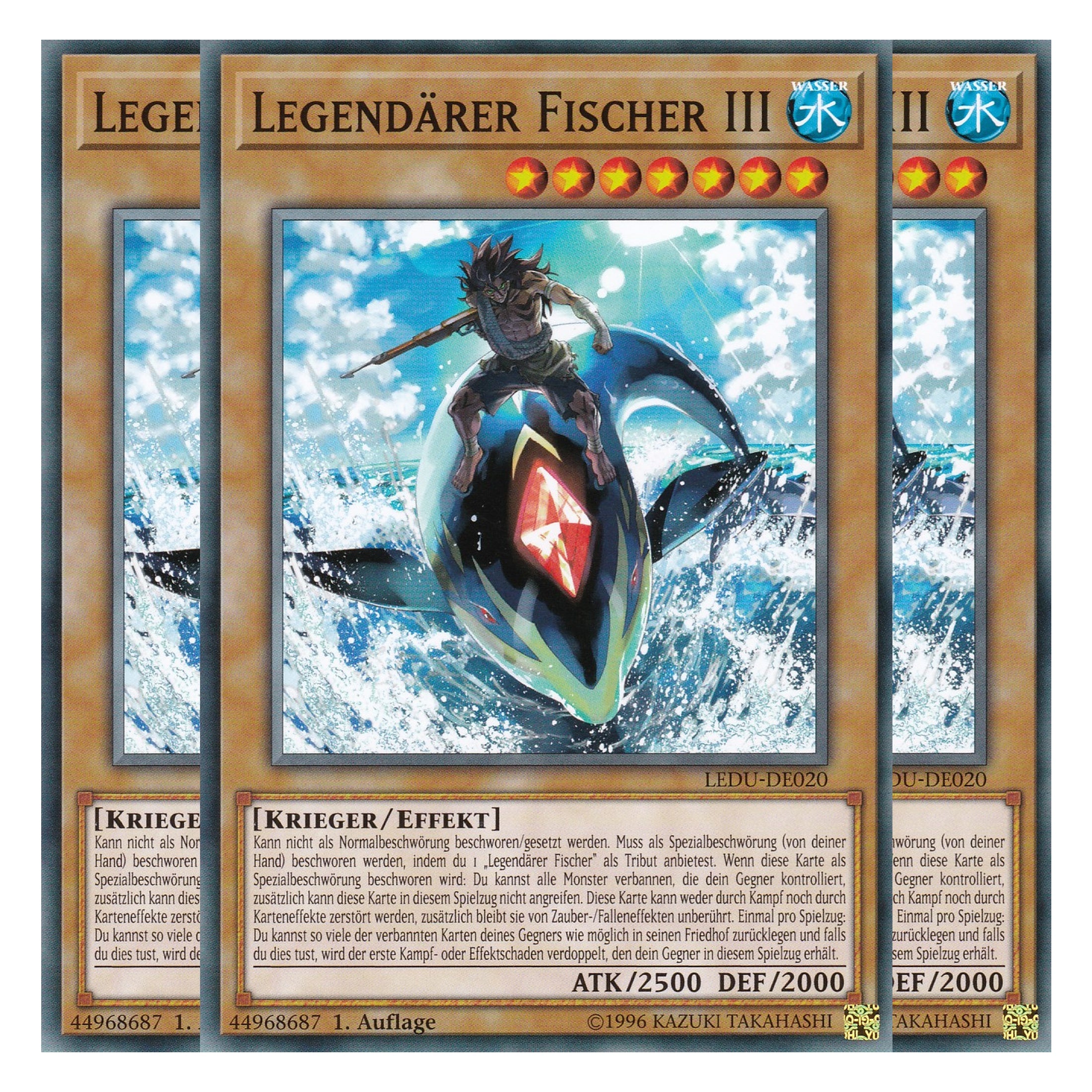 Legendärer Fischer III - LEDU-DE020 - Common - Deutsch - 1. Auflage - Legendary Duelists - Playset (3 Kopien)