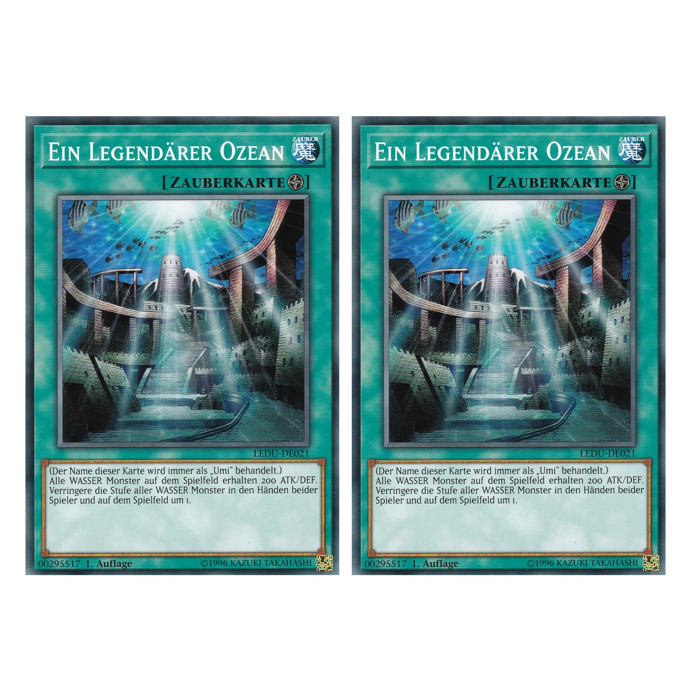 Ein Legendärer Ozean - LEDU-DE021 - Common - Deutsch - 1. Auflage - Legendary Duelists - Duo Set (2 Stück) - Yugioh