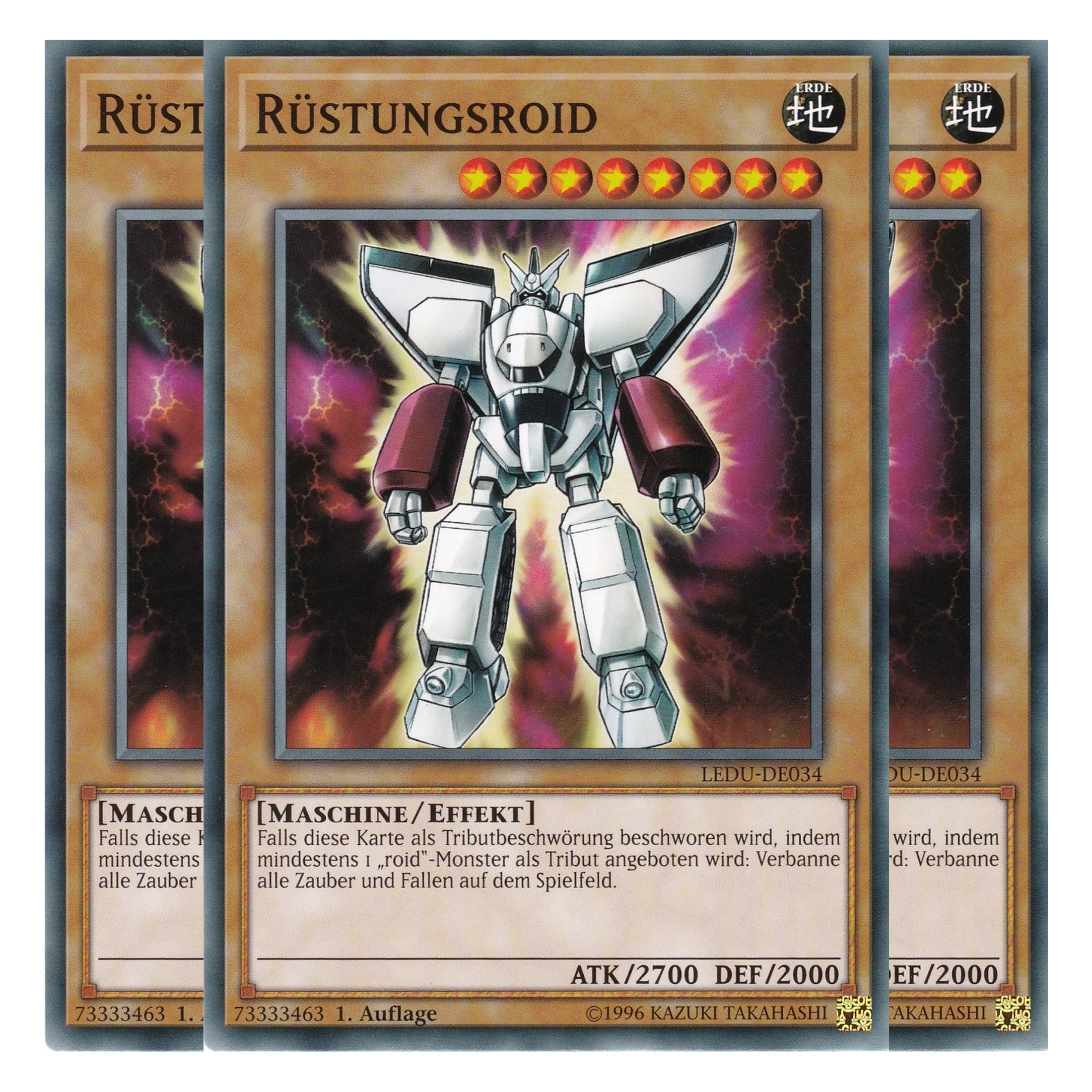 Rüstungsroid - LEDU-DE034 - Common - Deutsch - 1. Auflage - Legendary Duelists - Playset (3 Kopien)