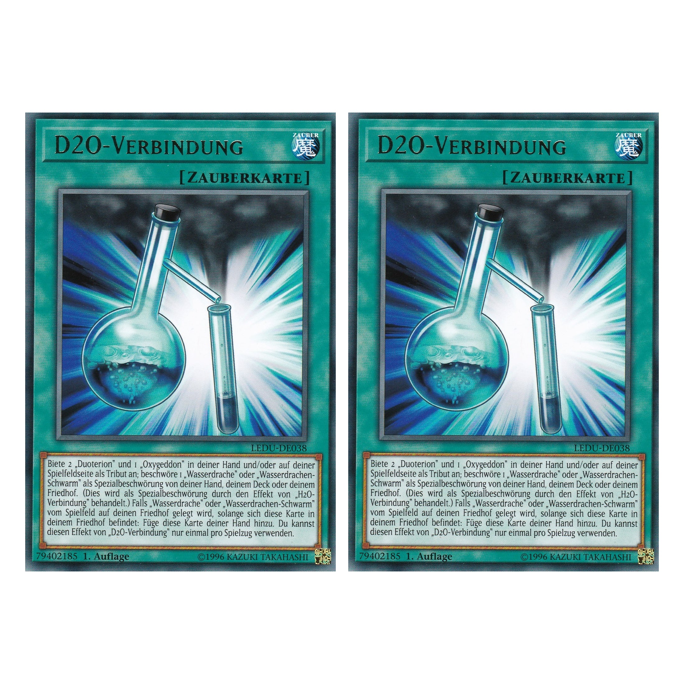 D2O-Verbindung - LEDU-DE038 - Rare - Deutsch - 1. Auflage - Legendary Duelists - Duo Set (2 Stück) - Yugioh