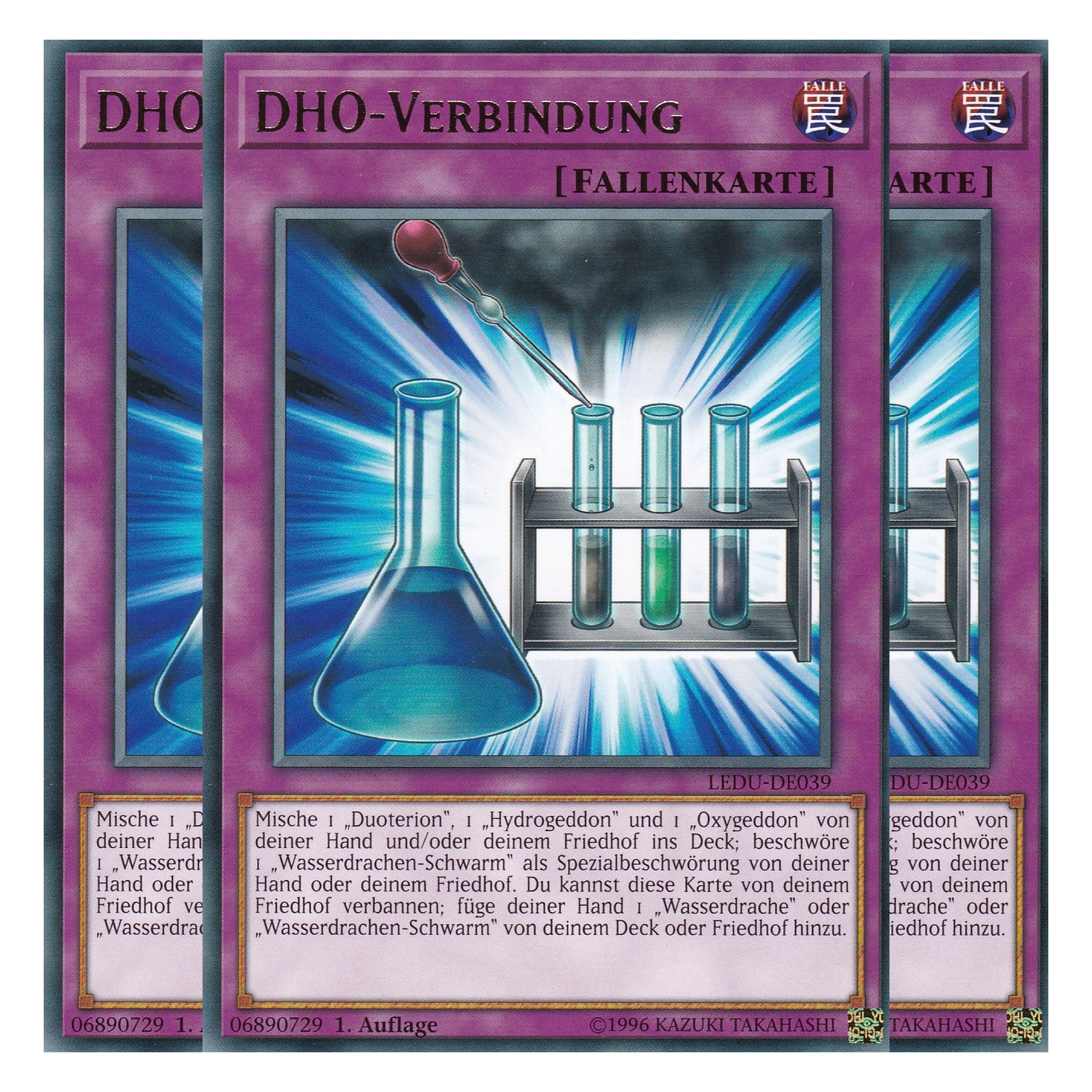 DHO-Verbindung - LEDU-DE039 - Rare - Deutsch - 1. Auflage - Legendary Duelists - Playset (3 Kopien)