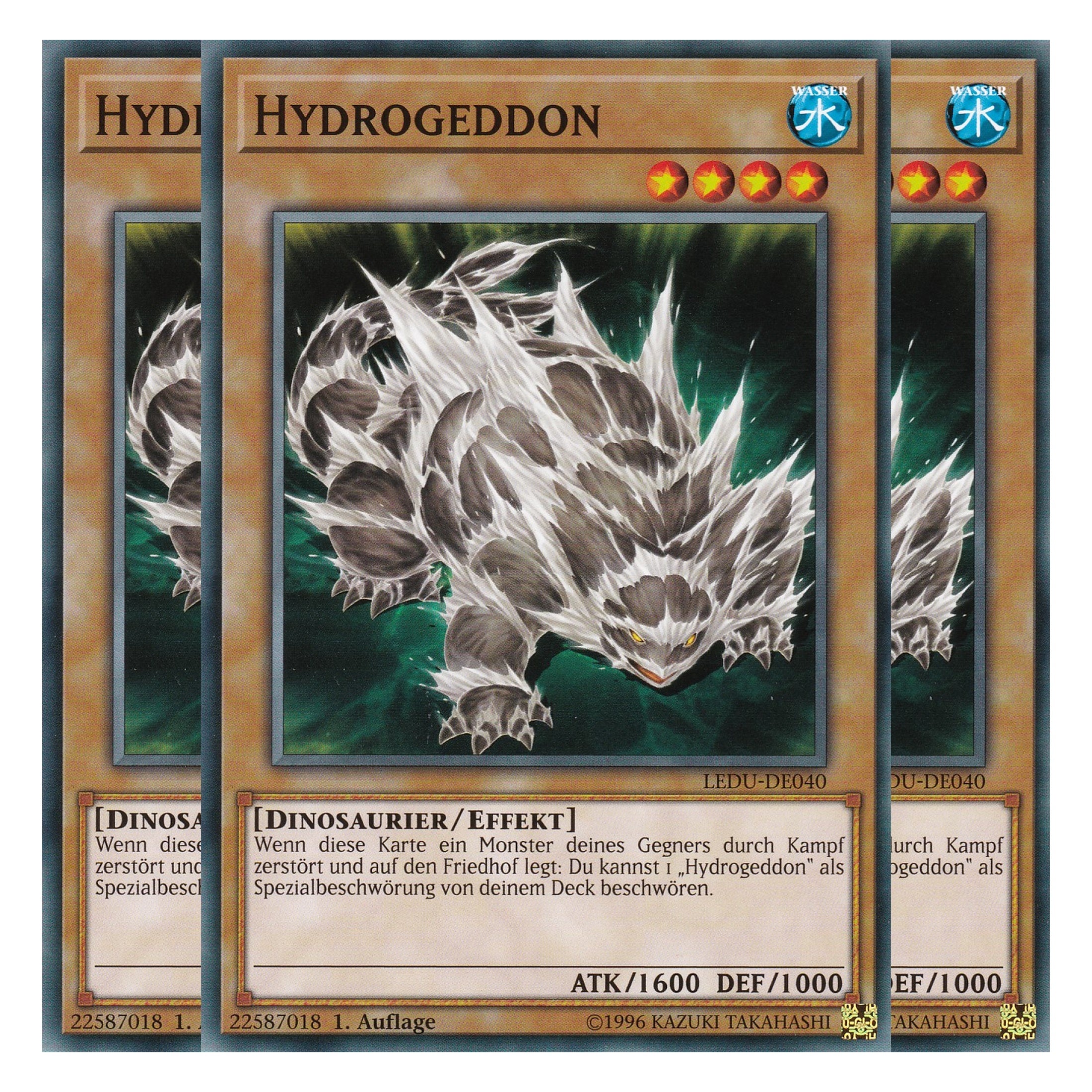 Hydrogeddon - LEDU-DE040 - Common - Deutsch - 1. Auflage - Legendary Duelists - Playset (3 Kopien)