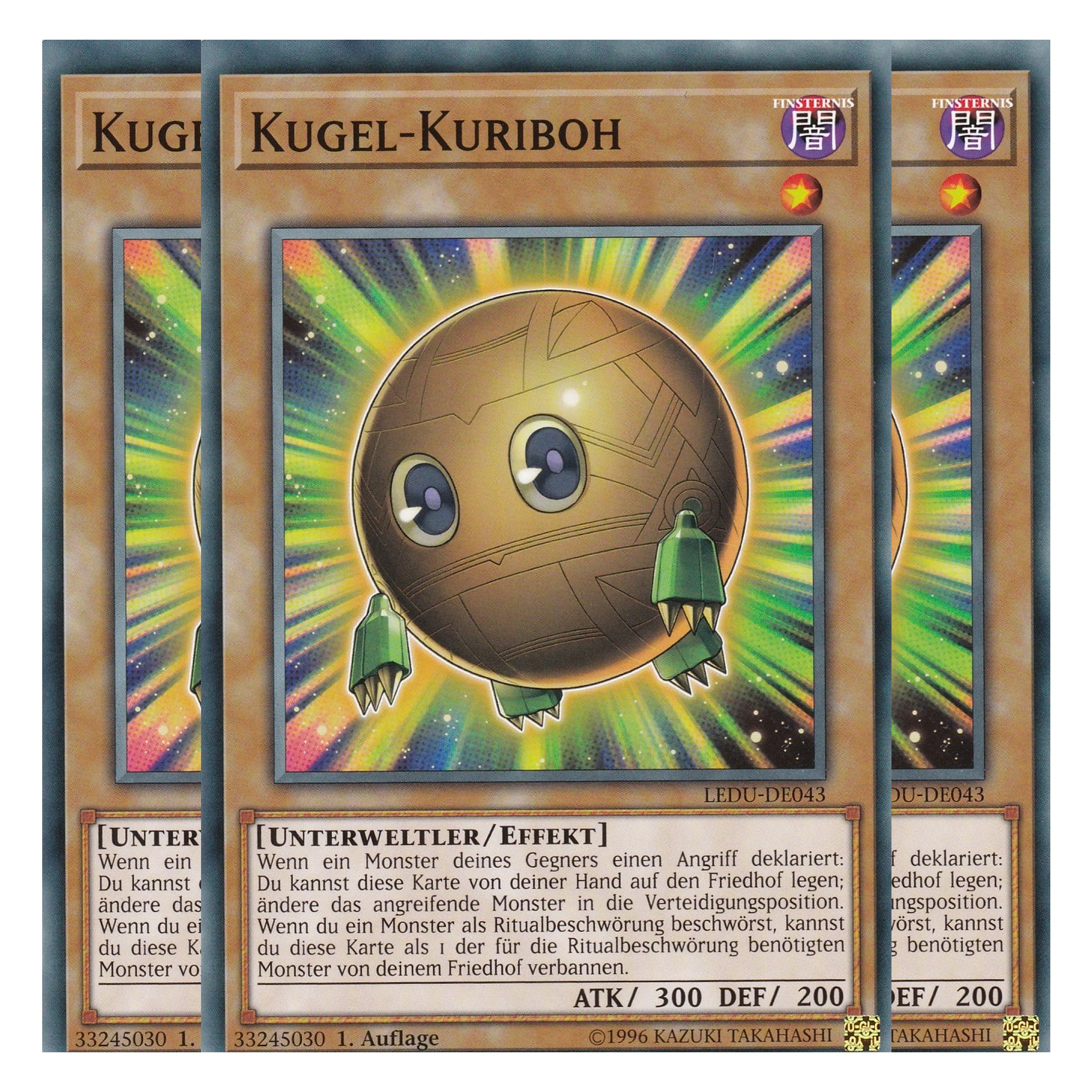 Kugel-Kuriboh - LEDU-DE043 - Common - Deutsch - 1. Auflage - Legendary Duelists - Playset (3 Kopien)