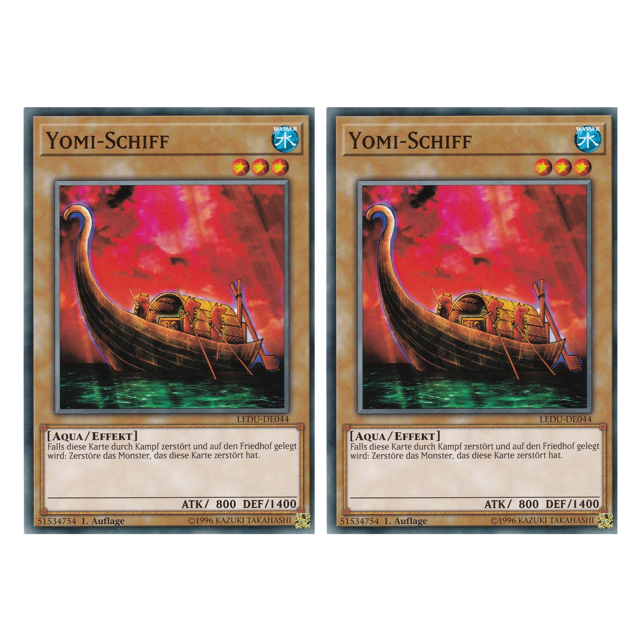 Yomi-Schiff - LEDU-DE044 - Common - Deutsch - 1. Auflage - Legendary Duelists - Duo Set (2 Stück) - Yugioh