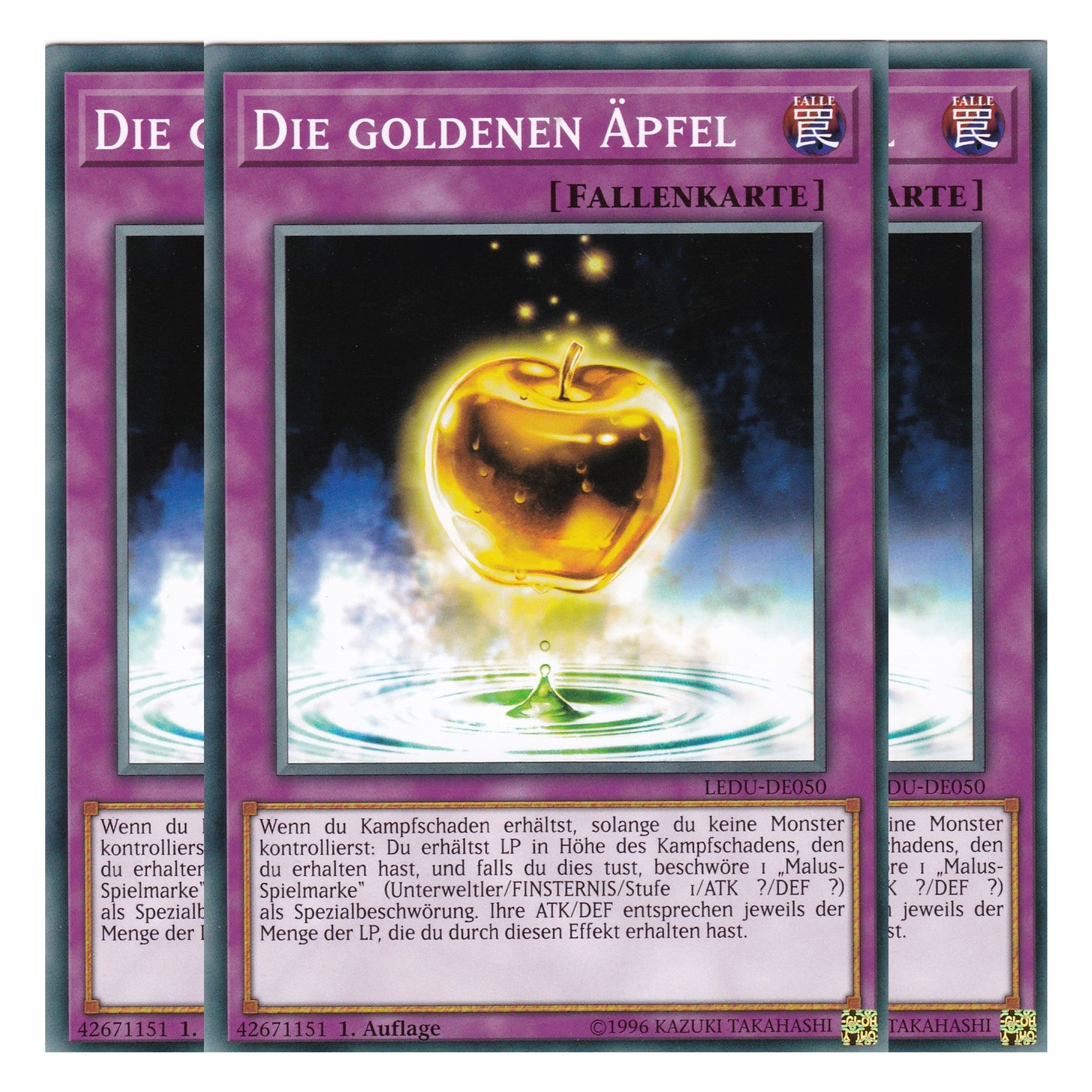 Die goldenen Äpfel - LEDU-DE050 - Common - Deutsch - 1. Auflage - Legendary Duelists - Playset (3 Kopien)