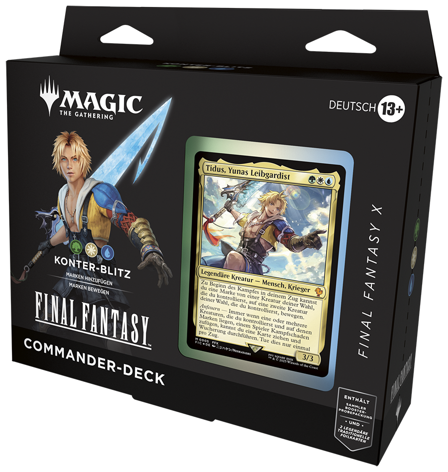 Magic: The Gathering FINAL FANTASY X Commander-Deck – Konter-Blitz - Deutsch