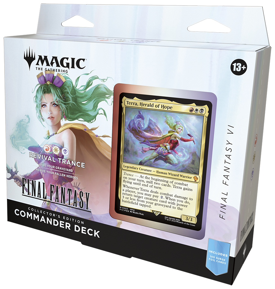 Magic: The Gathering - FINAL FANTASY: "Revival Trance" Commander Deck: Collector's Edition