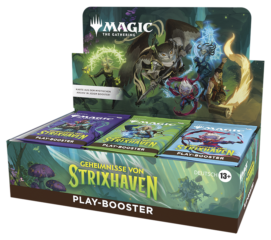 Magic: The Gathering – Geheimnisse von Strixhaven Play Booster Display | MTG Deutsch | Original WotC