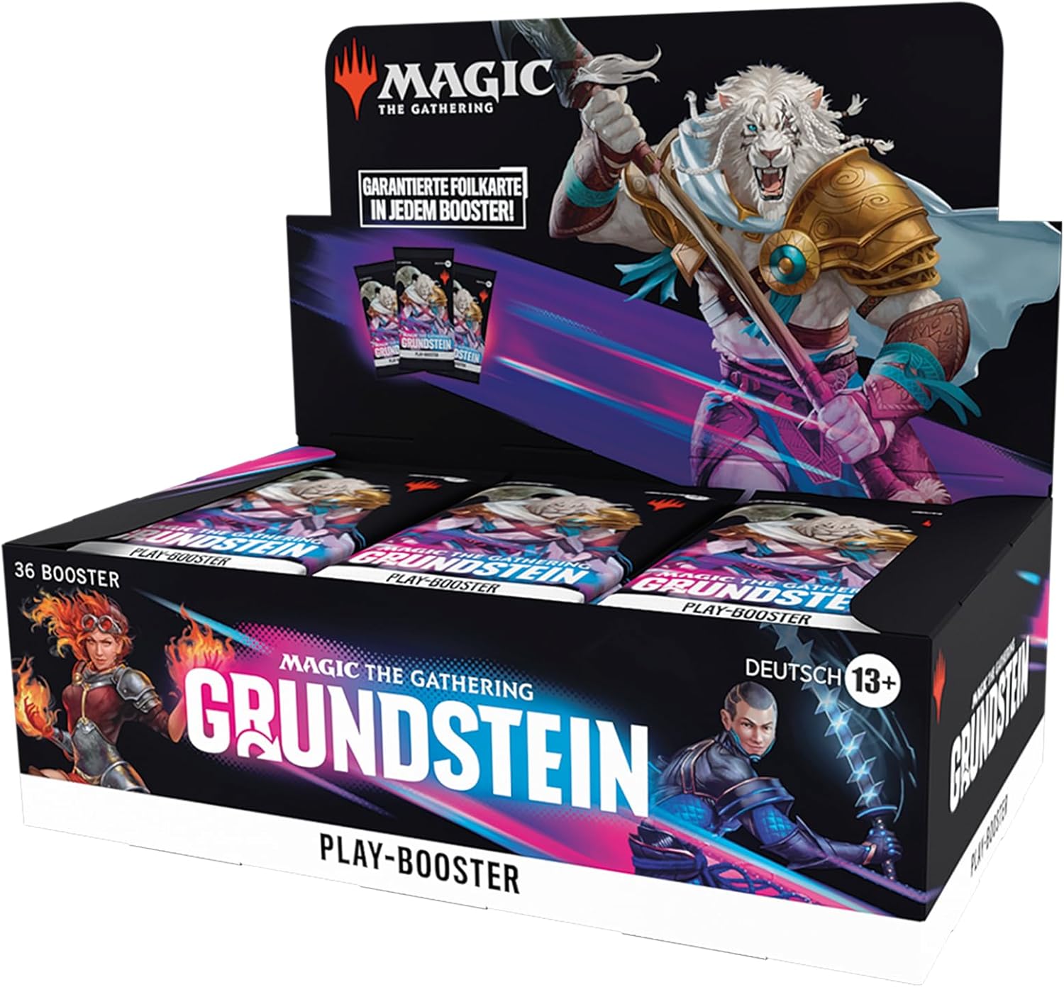 Magic the Gathering - Grundstein - Play Booster Display (36 Play Booster) - Deutsch