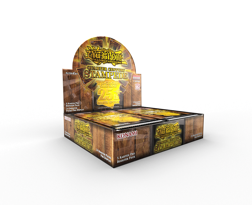 Quarter Century Stampede - RA04 - Display (24 Booster Packs) - Englisch - Yugioh