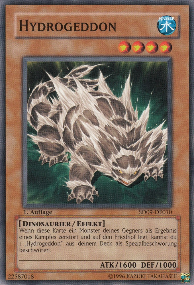 Hydrogeddon - SD09-DE010 - Common - Deutsch - 1. Auflage - Structure Deck: Dinosaur's Rage - Yugioh