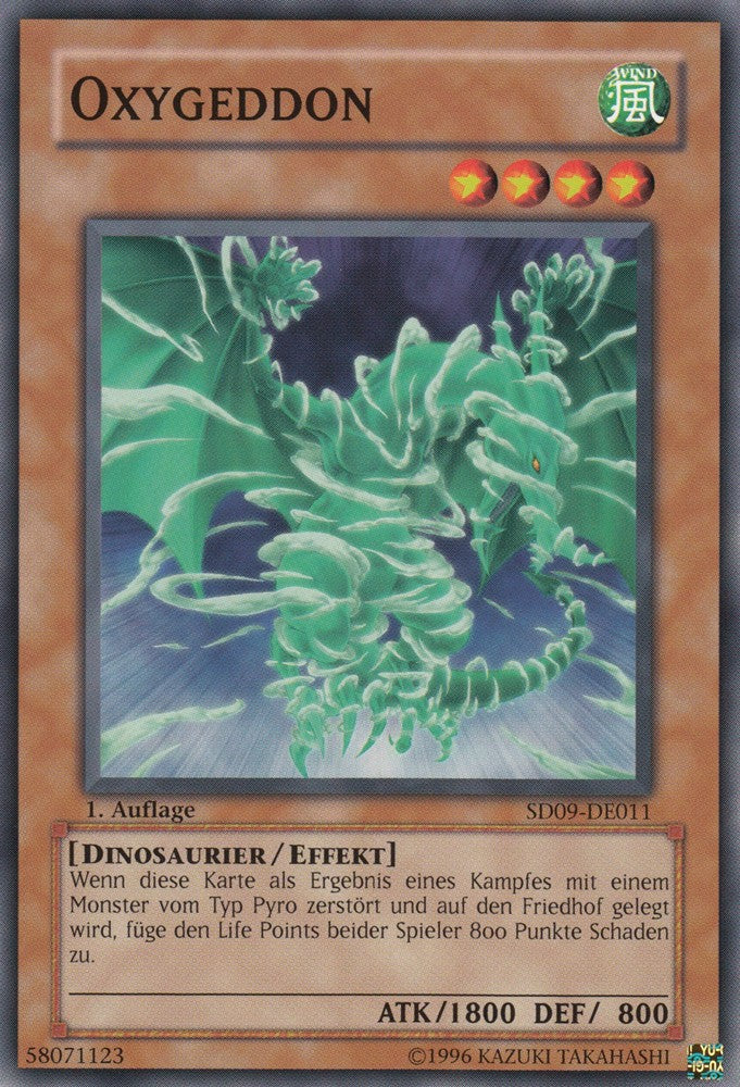 Oxygeddon - SD09-DE011 - Common - Deutsch - 1. Auflage - Structure Deck: Dinosaur's Rage - Yugioh