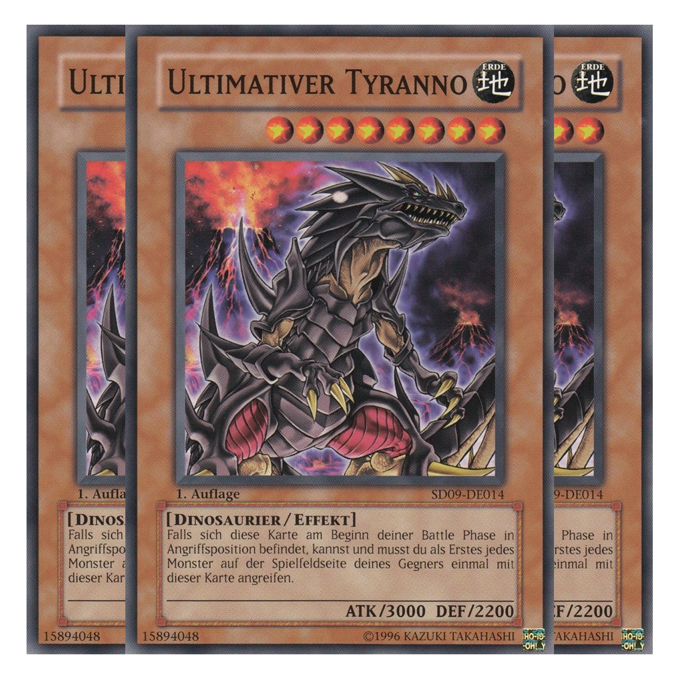 Ultimativer Tyranno - SD09-DE014 - Common - Deutsch - 1. Auflage - Structure Deck: Dinosaur's Rage - Playset (3 Kopien)