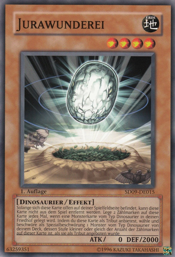 Jurawunderei - SD09-DE015 - Common - Deutsch - 1. Auflage - Structure Deck: Dinosaur's Rage - Yugioh
