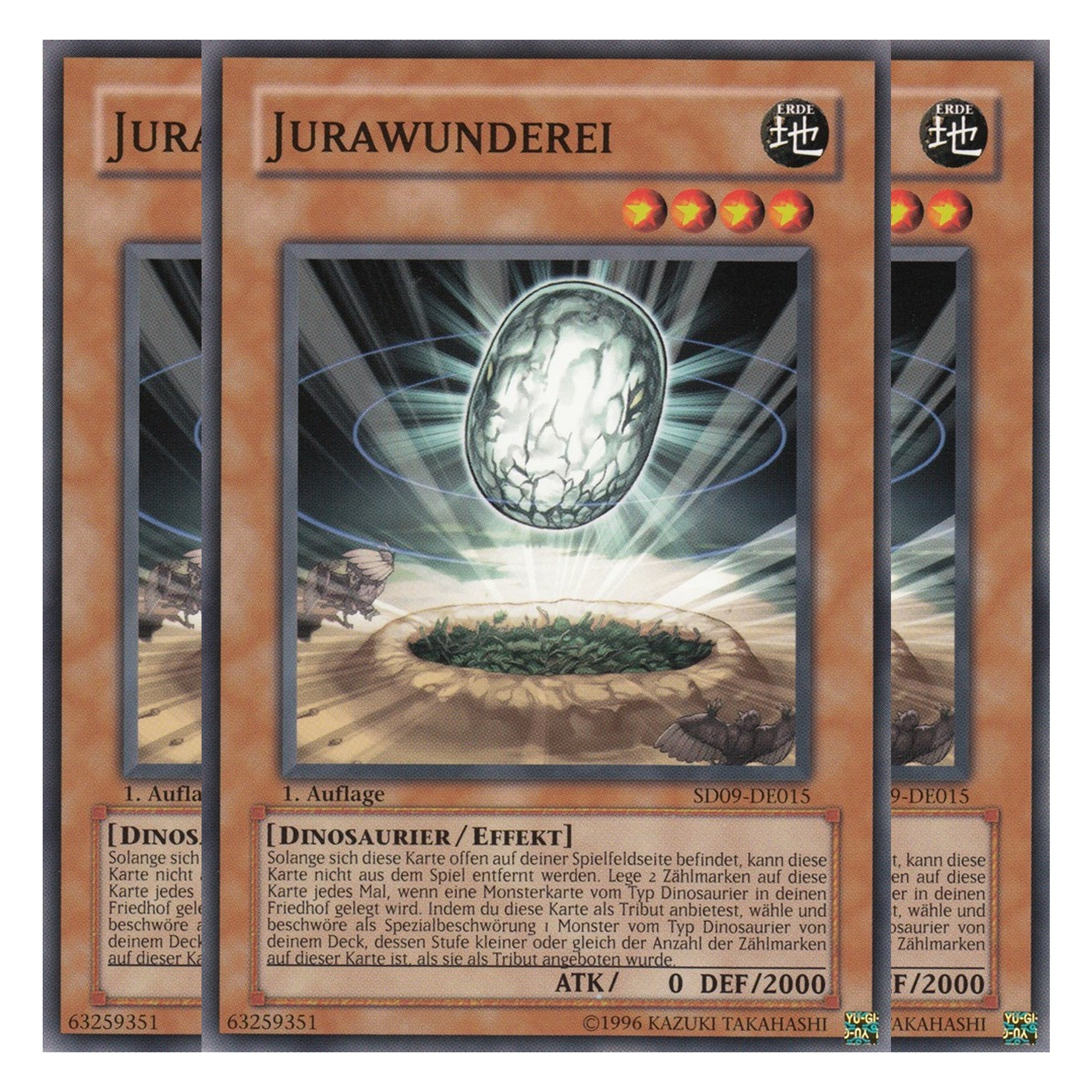 Jurawunderei - SD09-DE015 - Common - Deutsch - 1. Auflage - Structure Deck: Dinosaur's Rage - Playset (3 Kopien)