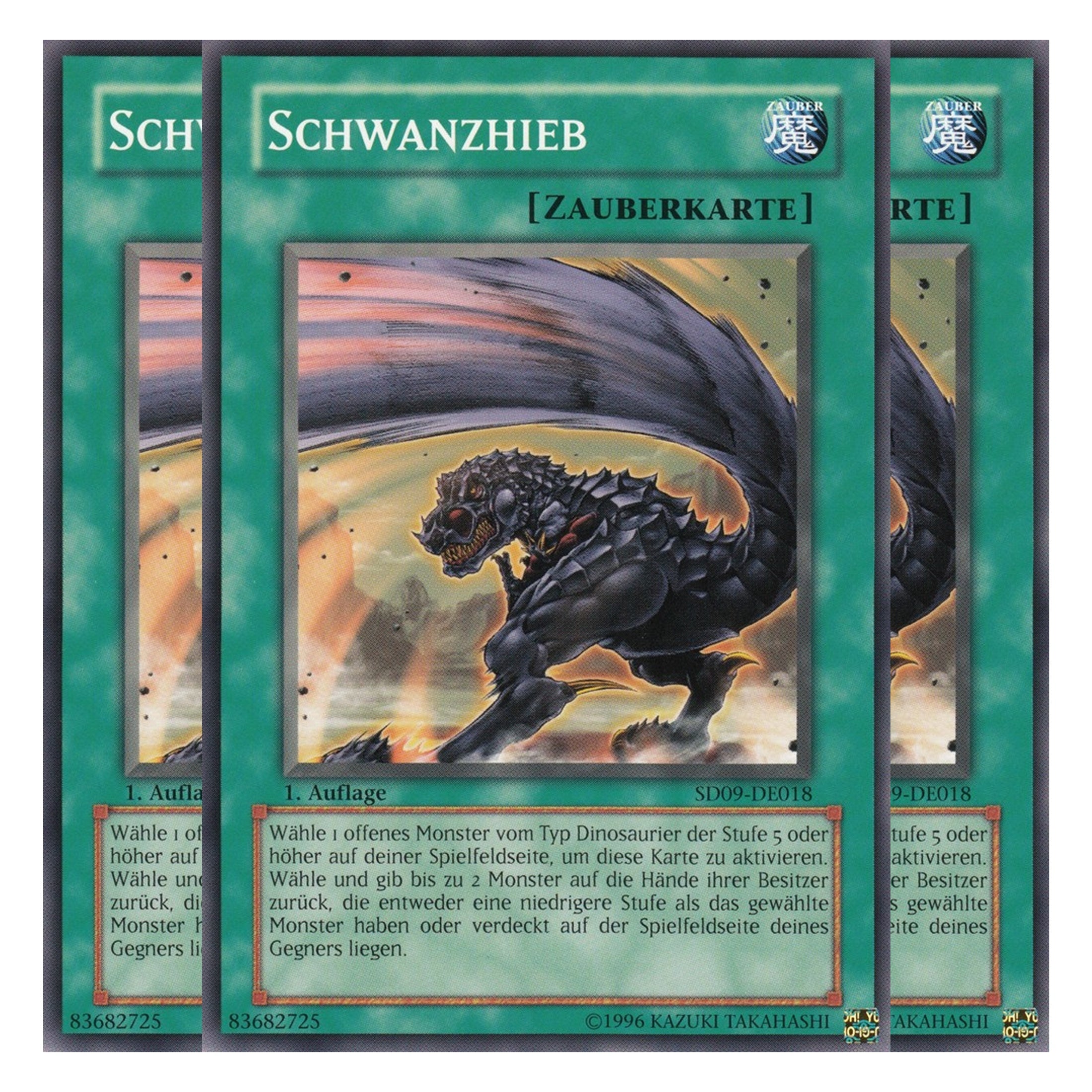 Schwanzhieb - SD09-DE018 - Common - Deutsch - 1. Auflage - Structure Deck: Dinosaur's Rage - Playset (3 Kopien)