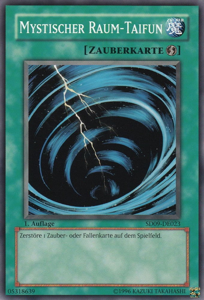 Mystischer Raum-Taifun - SD09-DE023 - Common - Deutsch - 1. Auflage - Structure Deck: Dinosaur's Rage - Yugioh