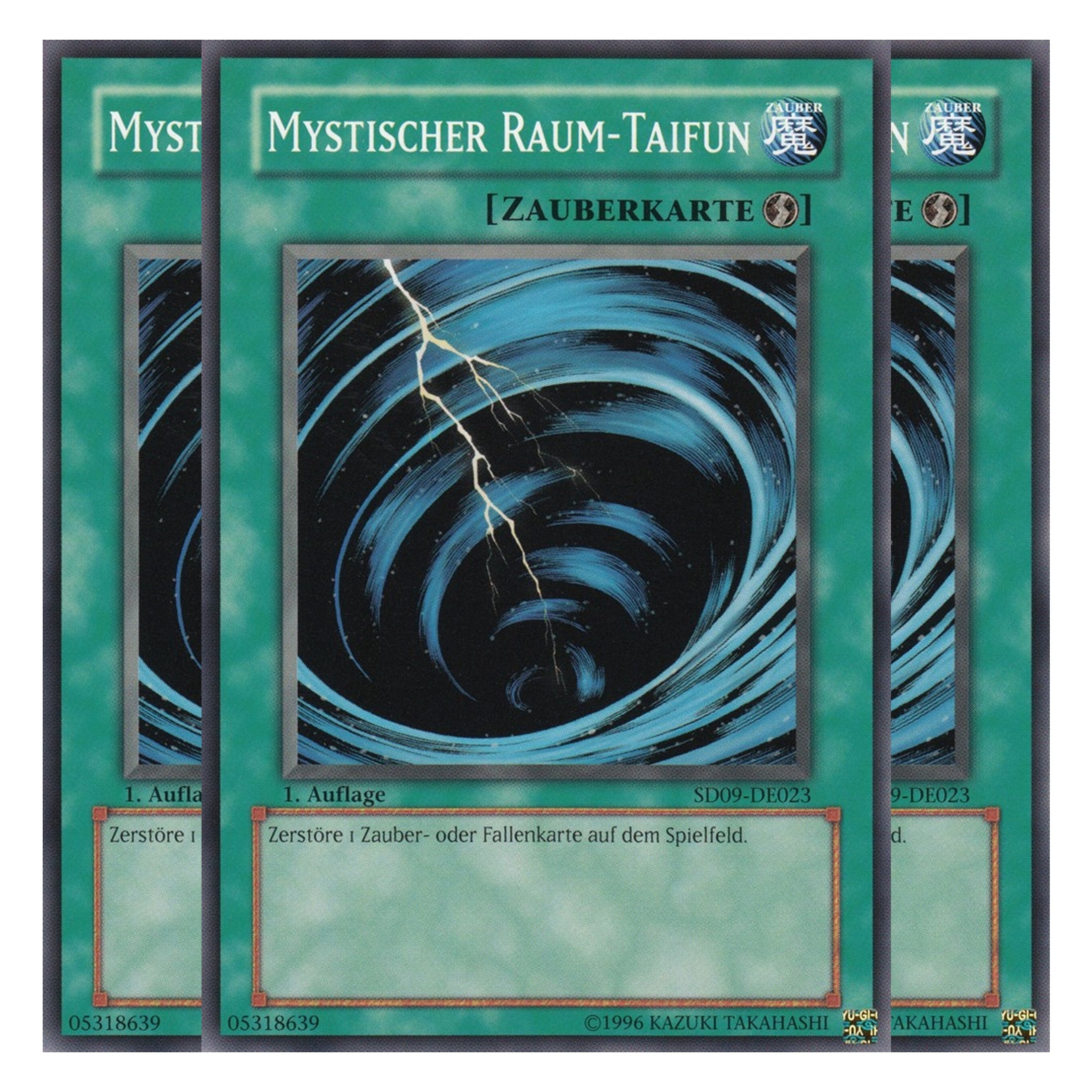 Mystischer Raum-Taifun - SD09-DE023 - Common - Deutsch - 1. Auflage - Structure Deck: Dinosaur's Rage - Playset (3 Kopien)