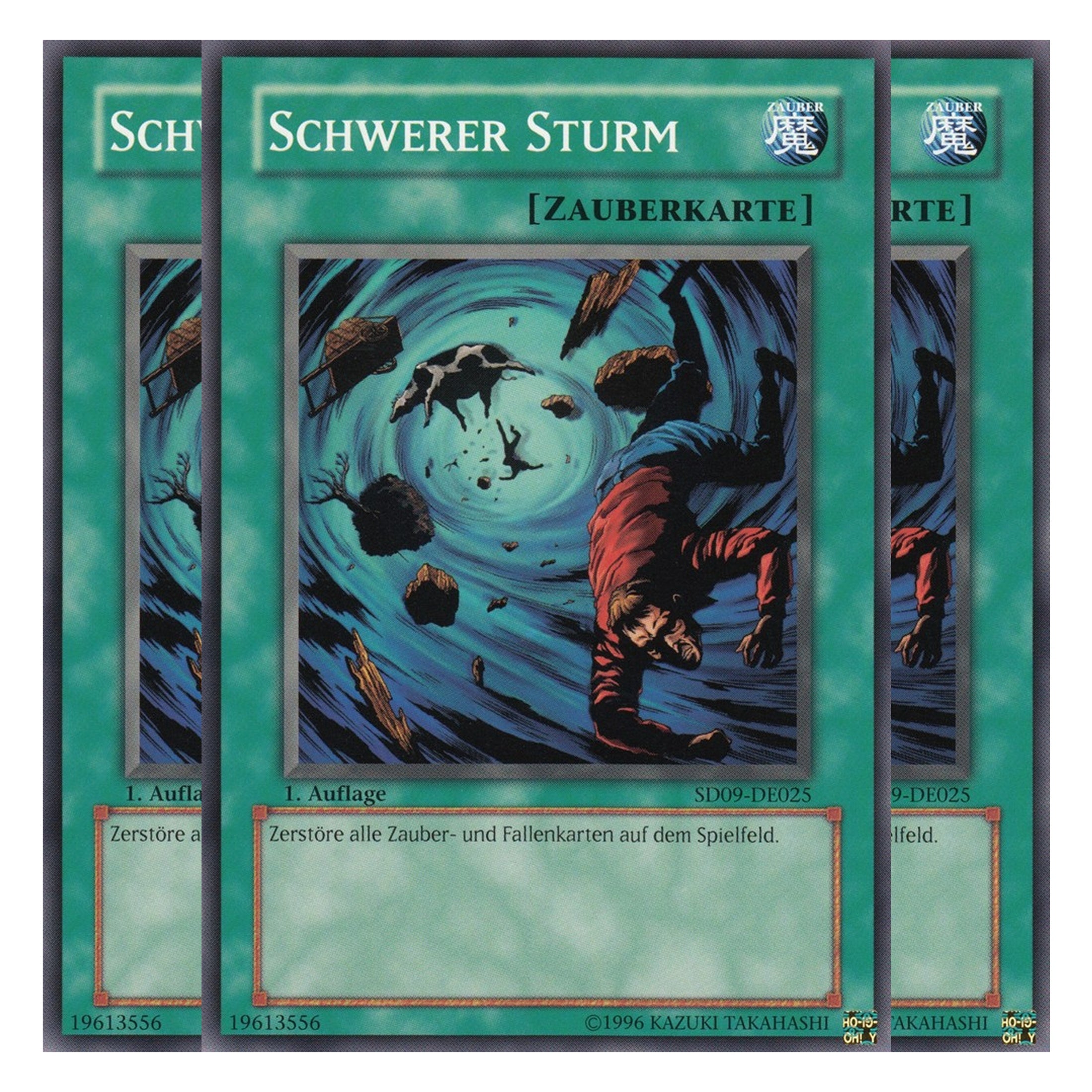 Schwerer Sturm - SD09-DE025 - Common - Deutsch - 1. Auflage - Structure Deck: Dinosaur's Rage - Playset (3 Kopien)