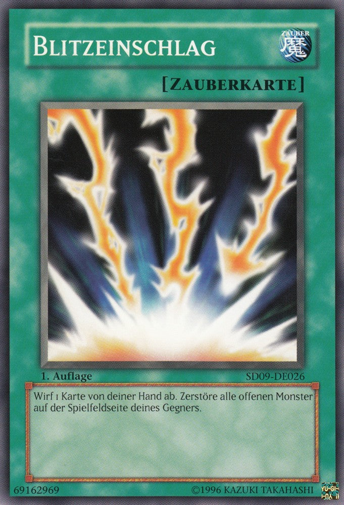 Blitzeinschlag - SD09-DE026 - Common - Deutsch - 1. Auflage - Structure Deck: Dinosaur's Rage - Yugioh