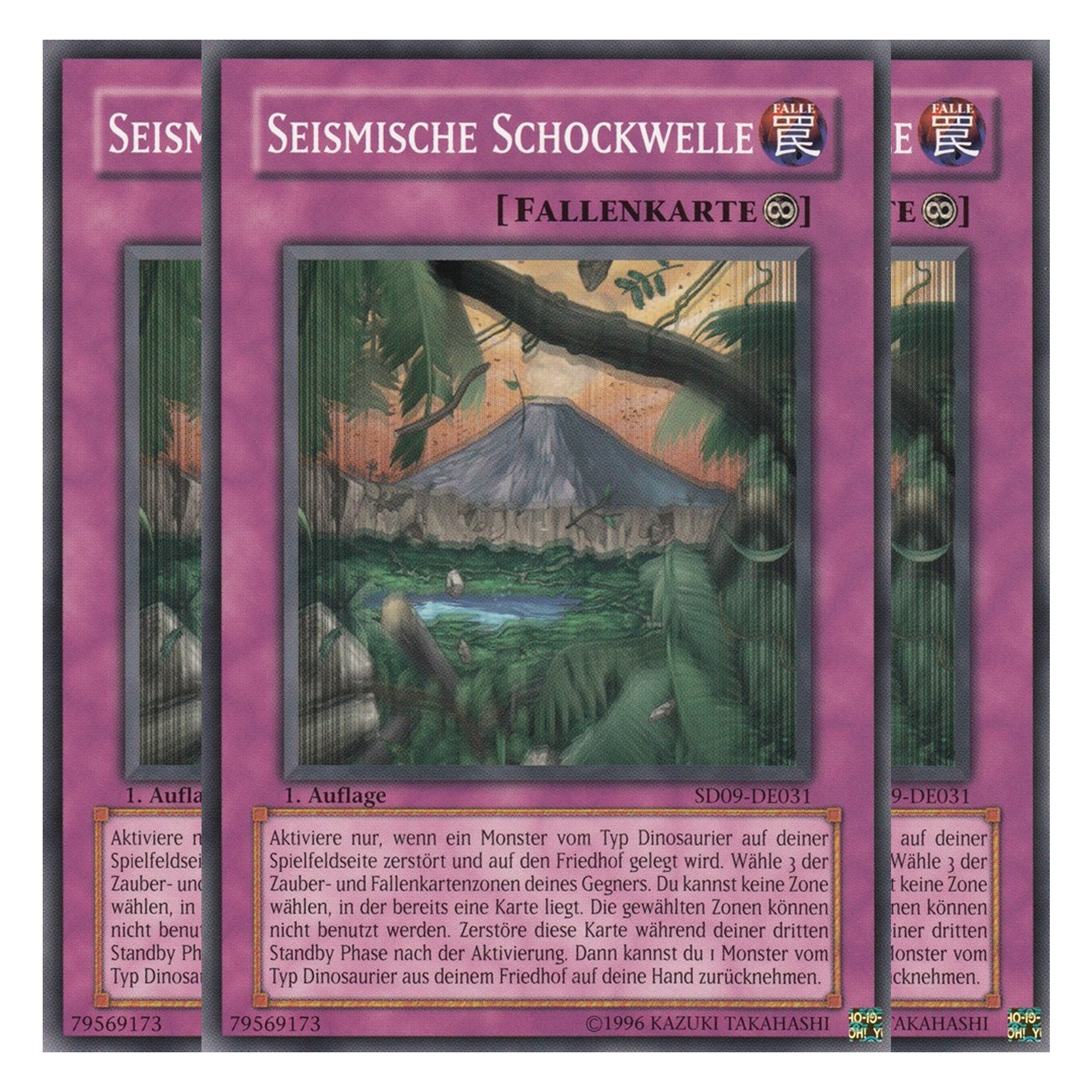 Seismische Schockwelle - SD09-DE031 - Common - Deutsch - 1. Auflage - Structure Deck: Dinosaur's Rage - Playset (3 Kopien)