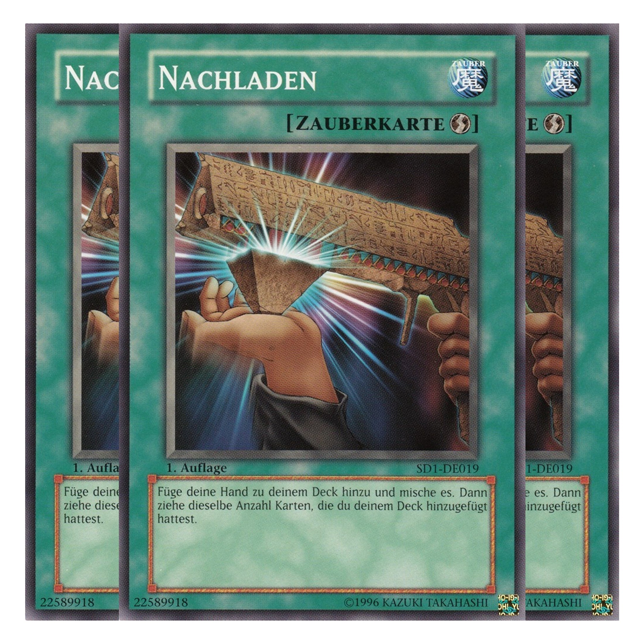 Nachladen - SD1-DE019 - Common - Deutsch - 1. Auflage - Structure Deck: Dragon's Roar - Playset (3 Kopien)