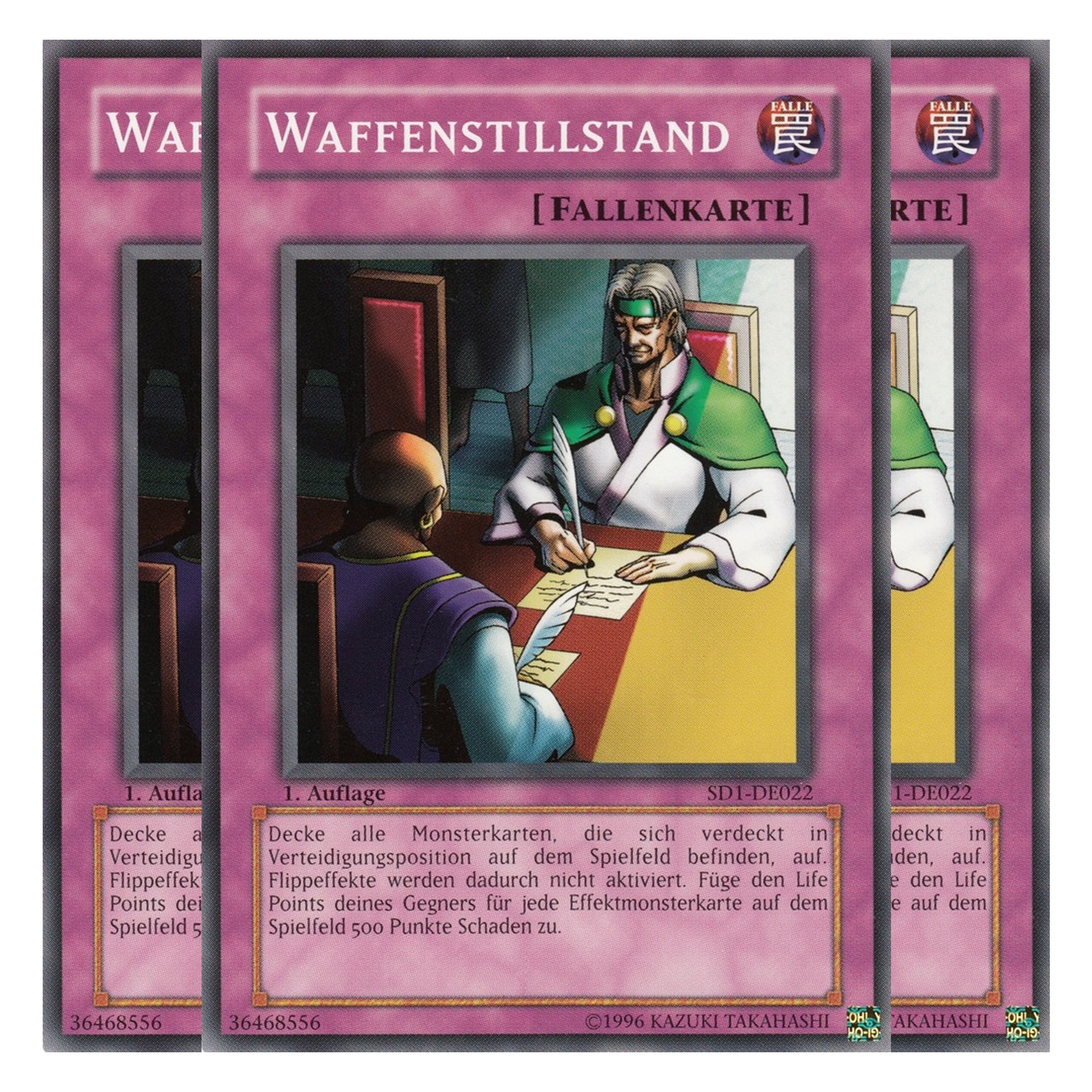 Waffenstillstand - SD1-DE022 - Common - Deutsch - 1. Auflage - Structure Deck: Dragon's Roar - Playset (3 Kopien)