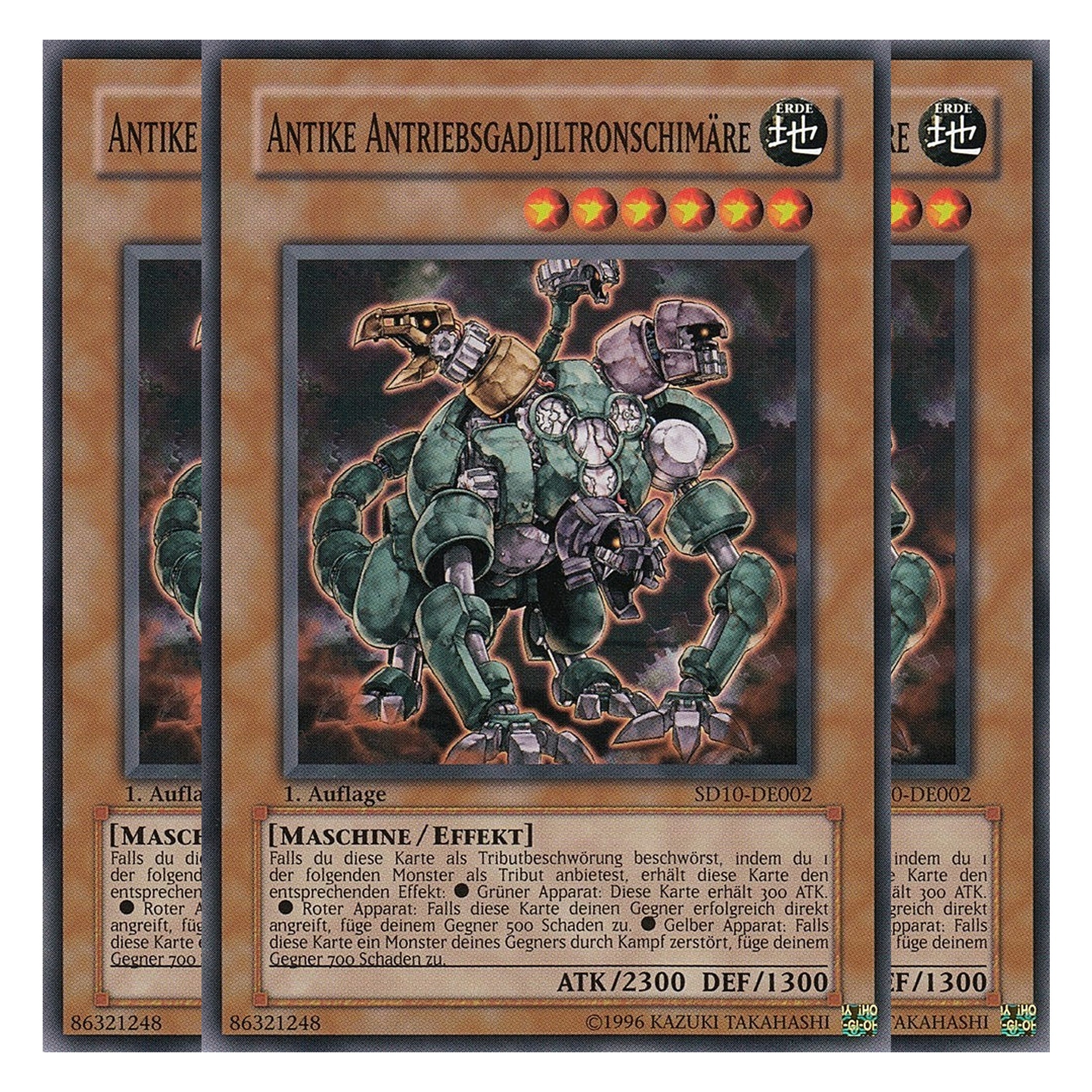 Antike Antriebsgadjiltronschimäre - SD10-DE002 - Common - Deutsch - 1. Auflage - Structure Deck: Machine Re-Volt - Playset (3 Kopien)