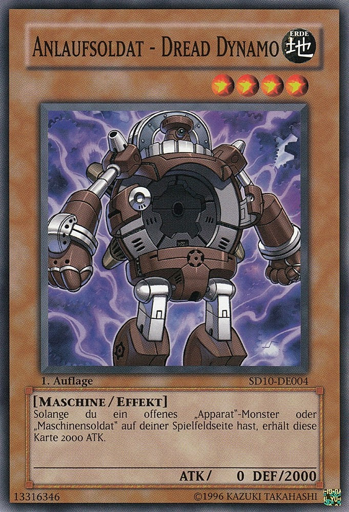 Anlaufsoldat - Dread Dynamo - SD10-DE004 - Common - Deutsch - 1. Auflage - Structure Deck: Machine Re-Volt