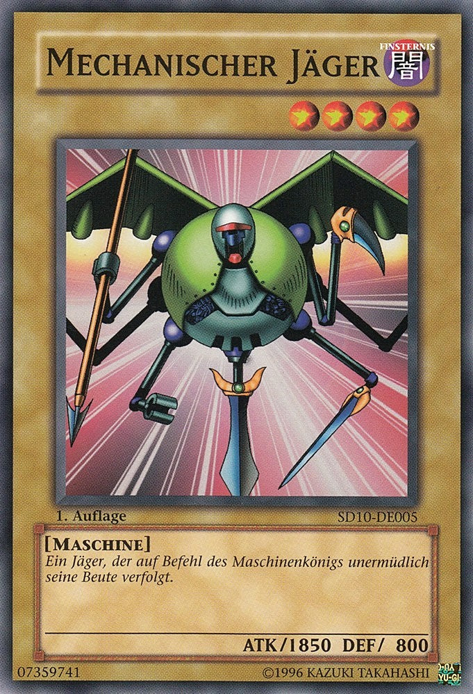 Mechanischer Jäger - SD10-DE005 - Common - Deutsch - 1. Auflage - Structure Deck: Machine Re-Volt - Yugioh
