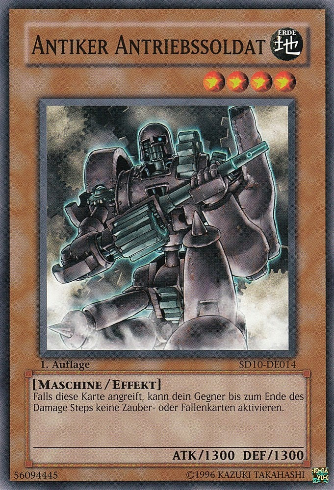 Antiker Antriebssoldat - SD10-DE014 - Common - Deutsch - 1. Auflage - Structure Deck: Machine Re-Volt - Yugioh