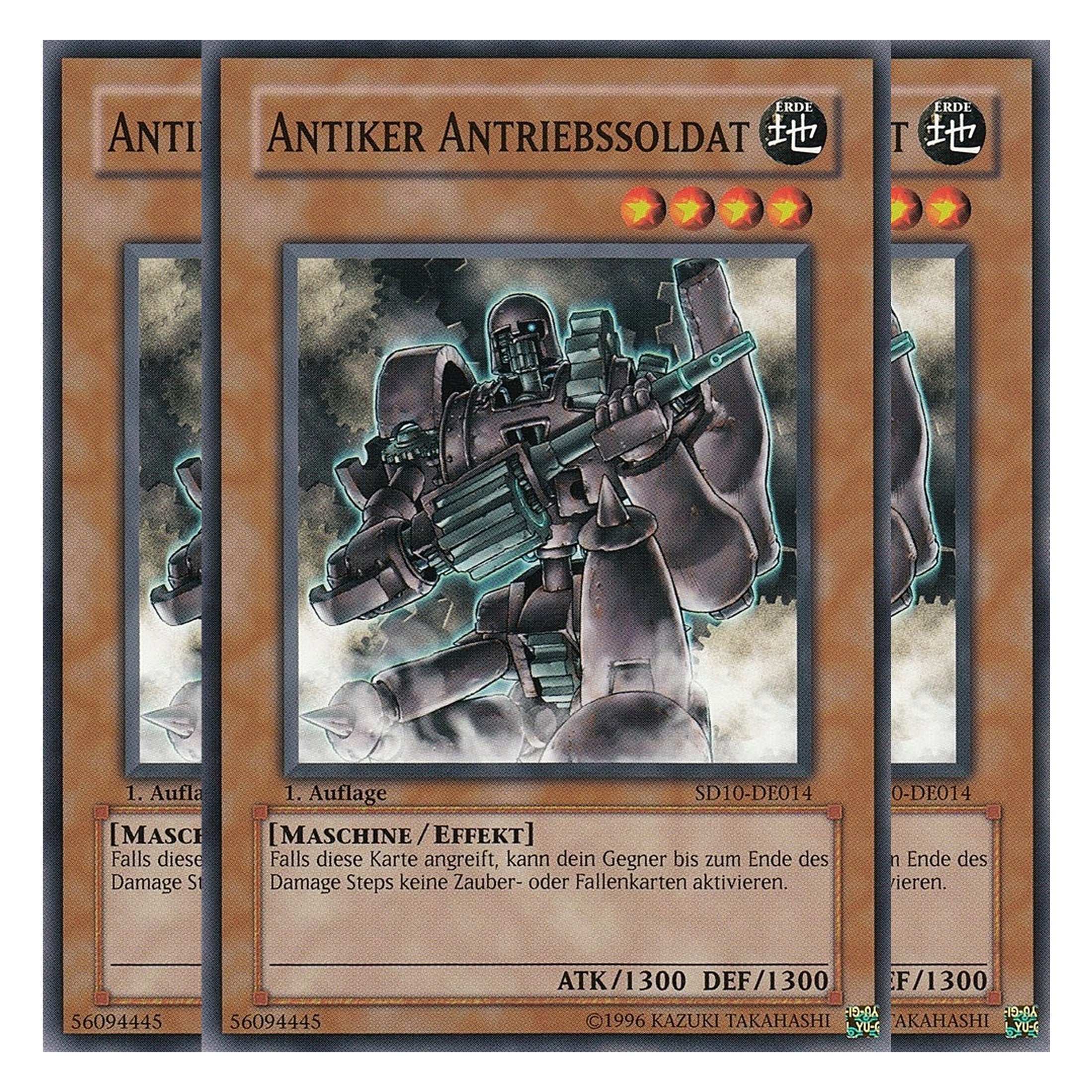 Antiker Antriebssoldat - SD10-DE014 - Common - Deutsch - 1. Auflage - Structure Deck: Machine Re-Volt - Playset (3 Kopien)